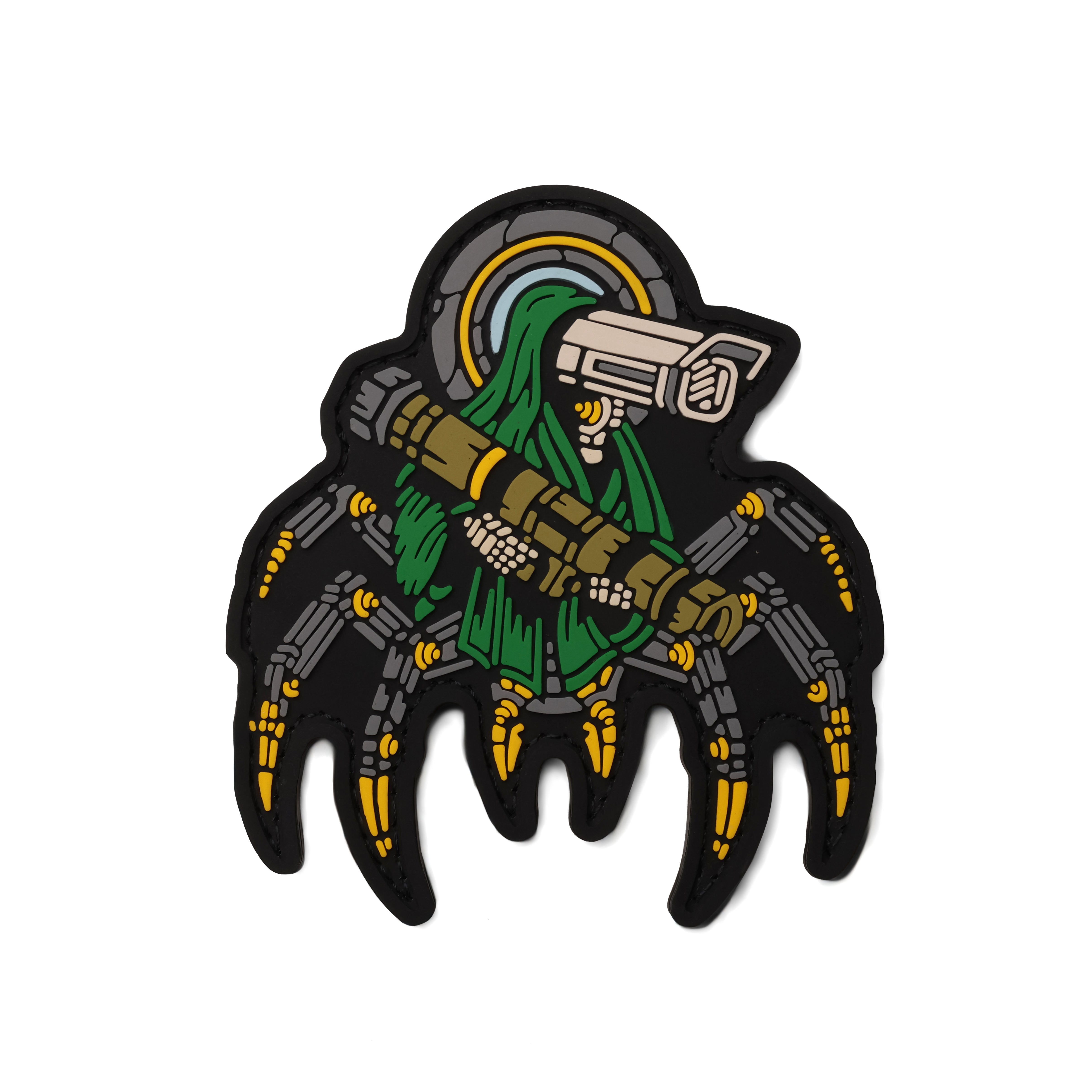 Cyber Spider Green - PVC Patch