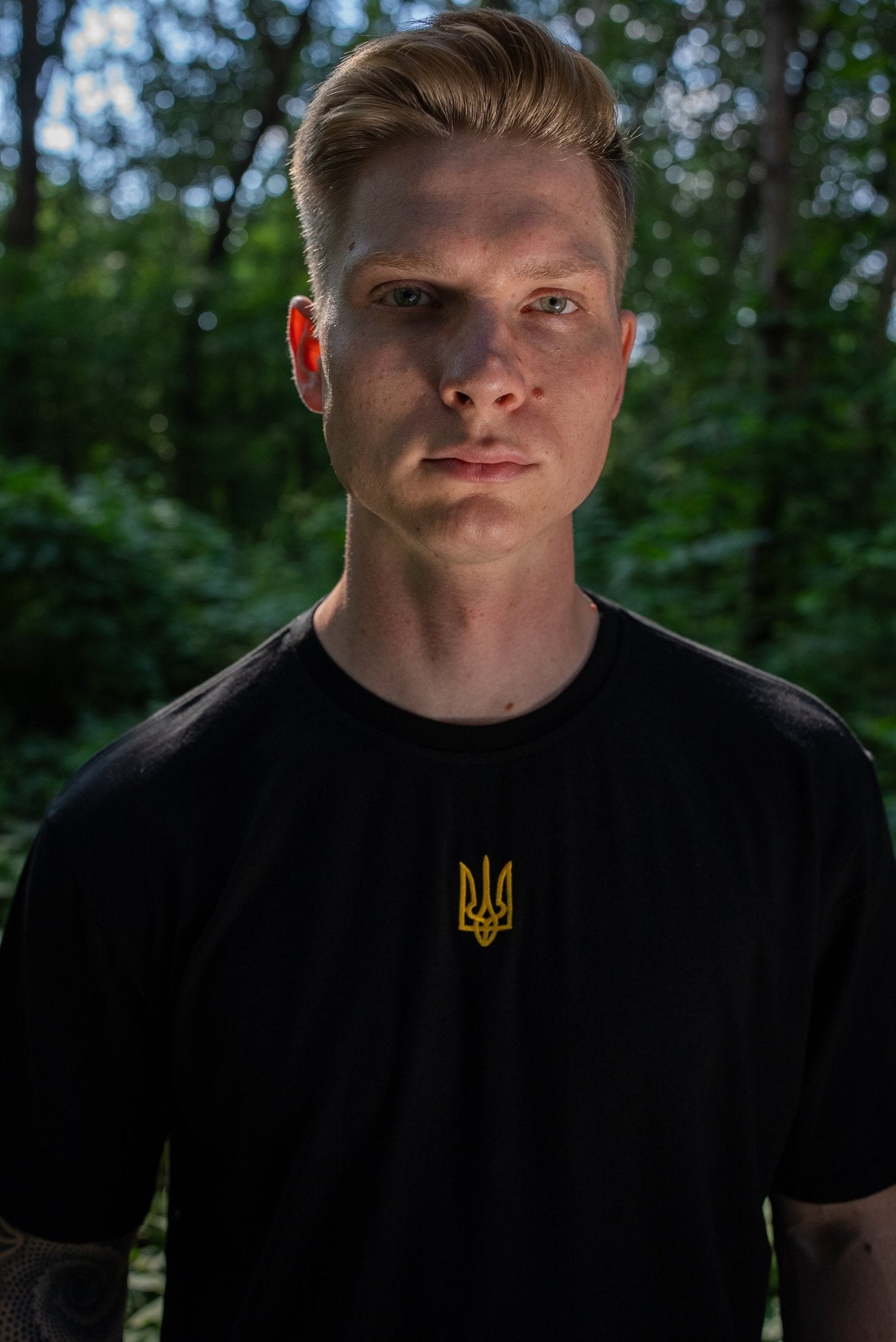 Bamboo Gold Tryzub Standard - T-Shirt - Saint Javelin