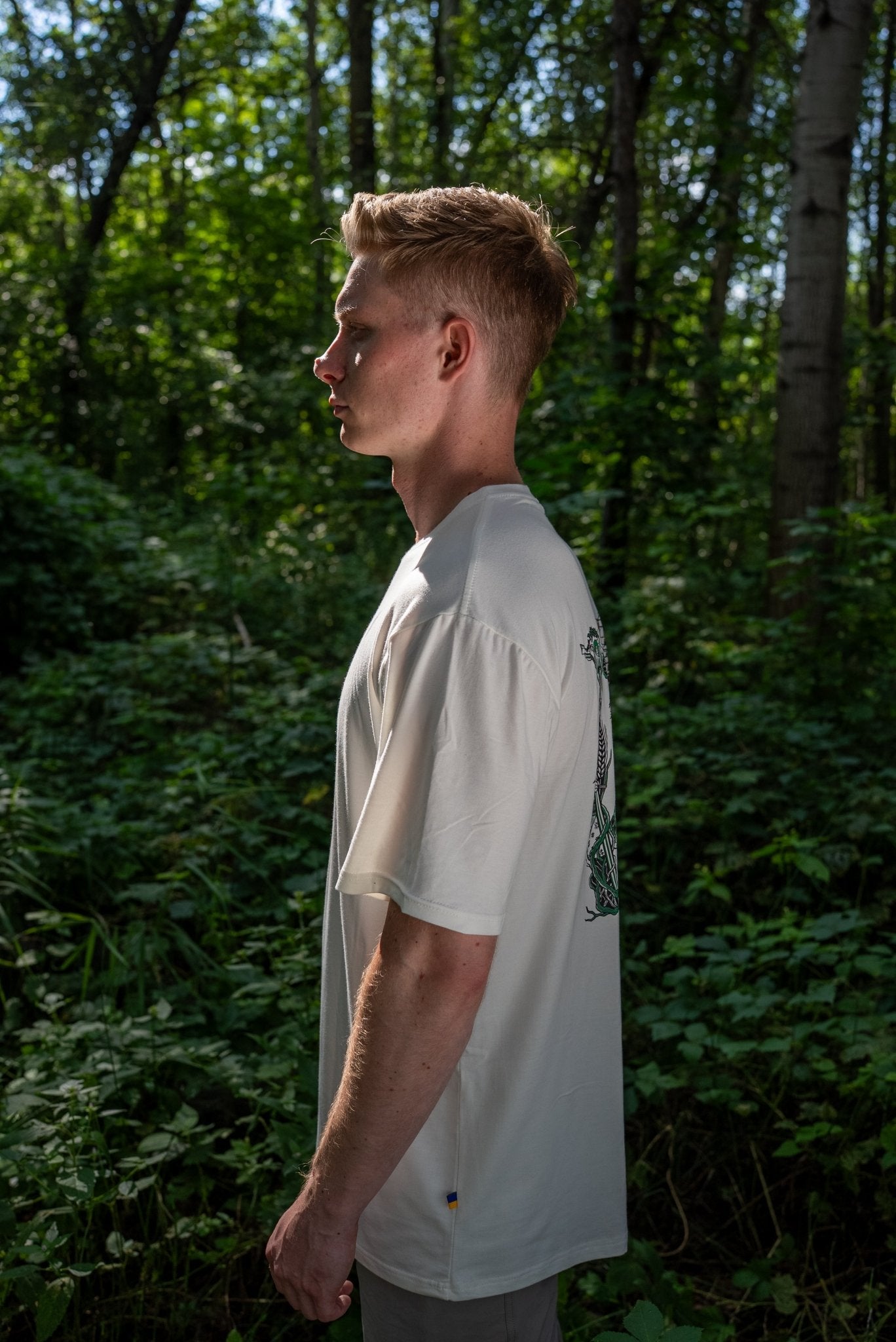 Bamboo Tryzub of War Standard - T-Shirt - Saint Javelin