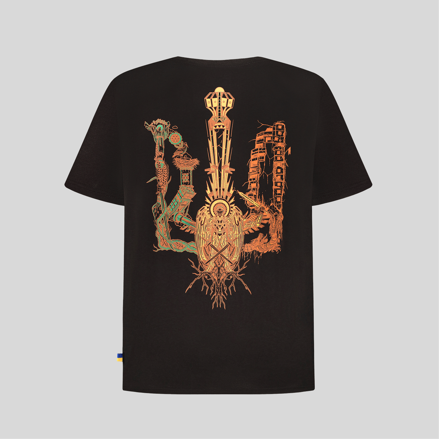 Bamboo Tryzub of War Standard - T-Shirt - Saint Javelin