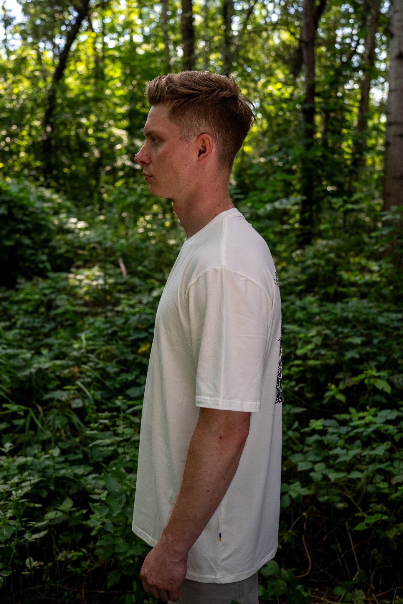 Bamboo Tryzub of War Standard - T-Shirt (Mono Edition) - Saint Javelin