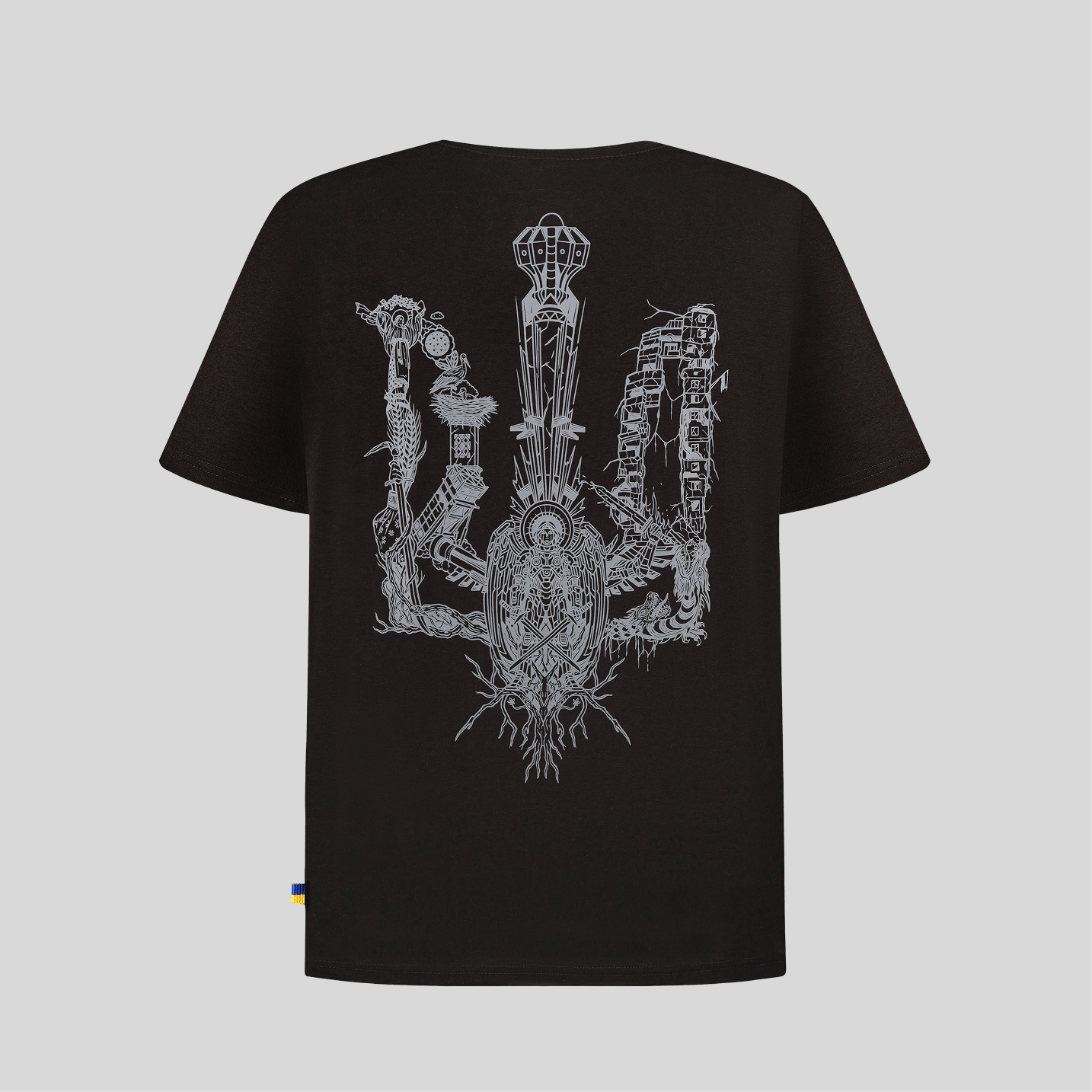Bamboo Tryzub of War Standard - T-Shirt (Mono Edition) - Saint Javelin