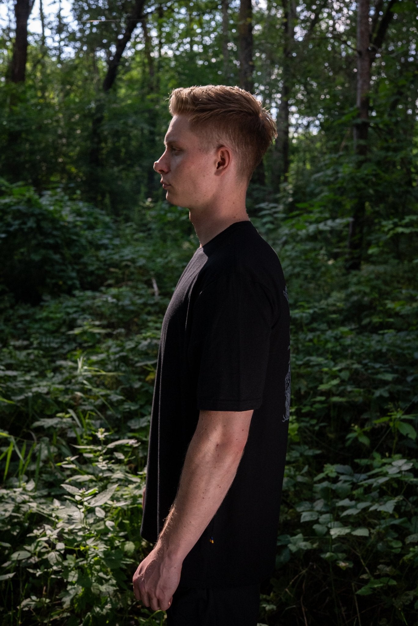 Bamboo Tryzub of War Standard - T-Shirt (Mono Edition) - Saint Javelin