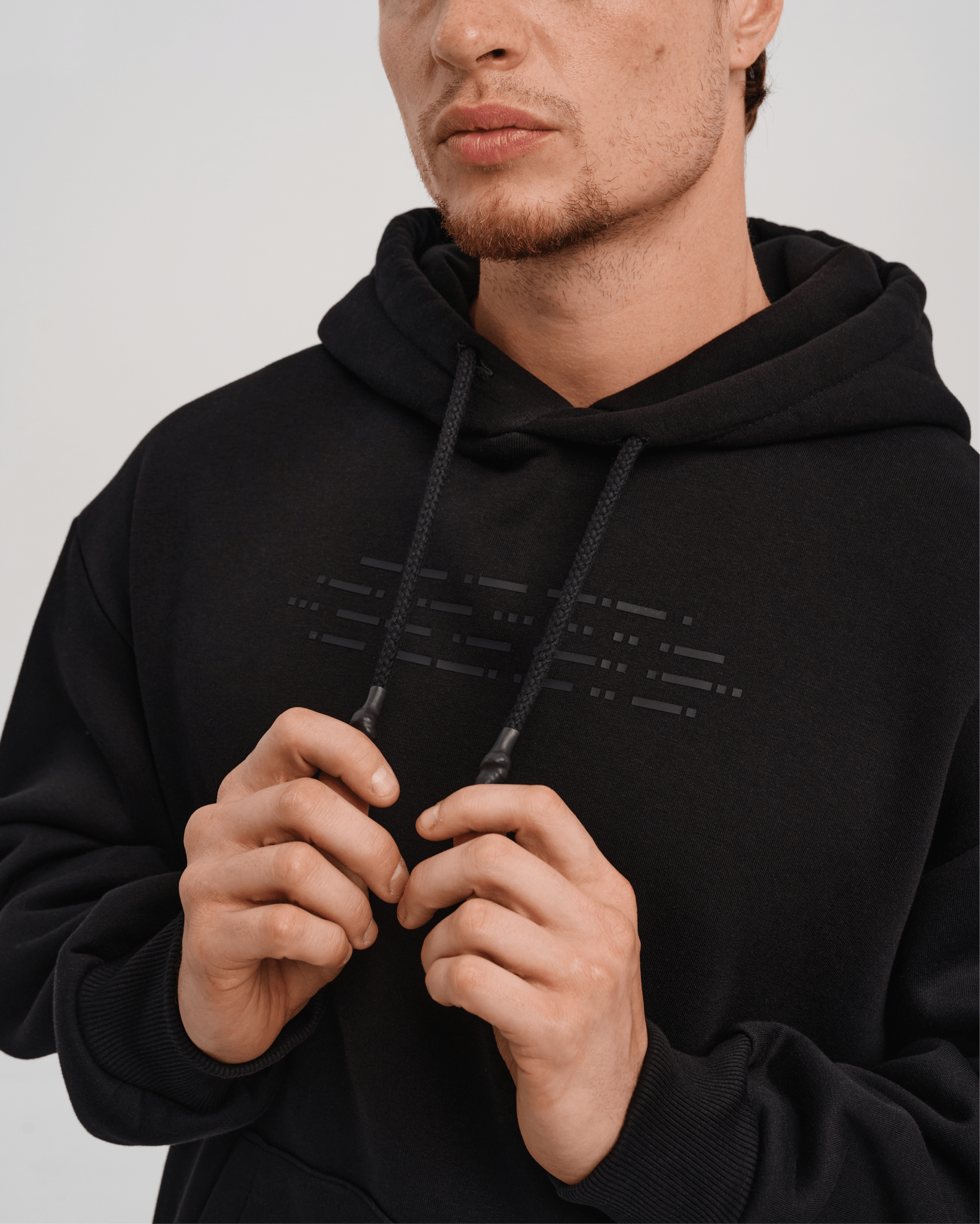 Black - Male - closeup - code