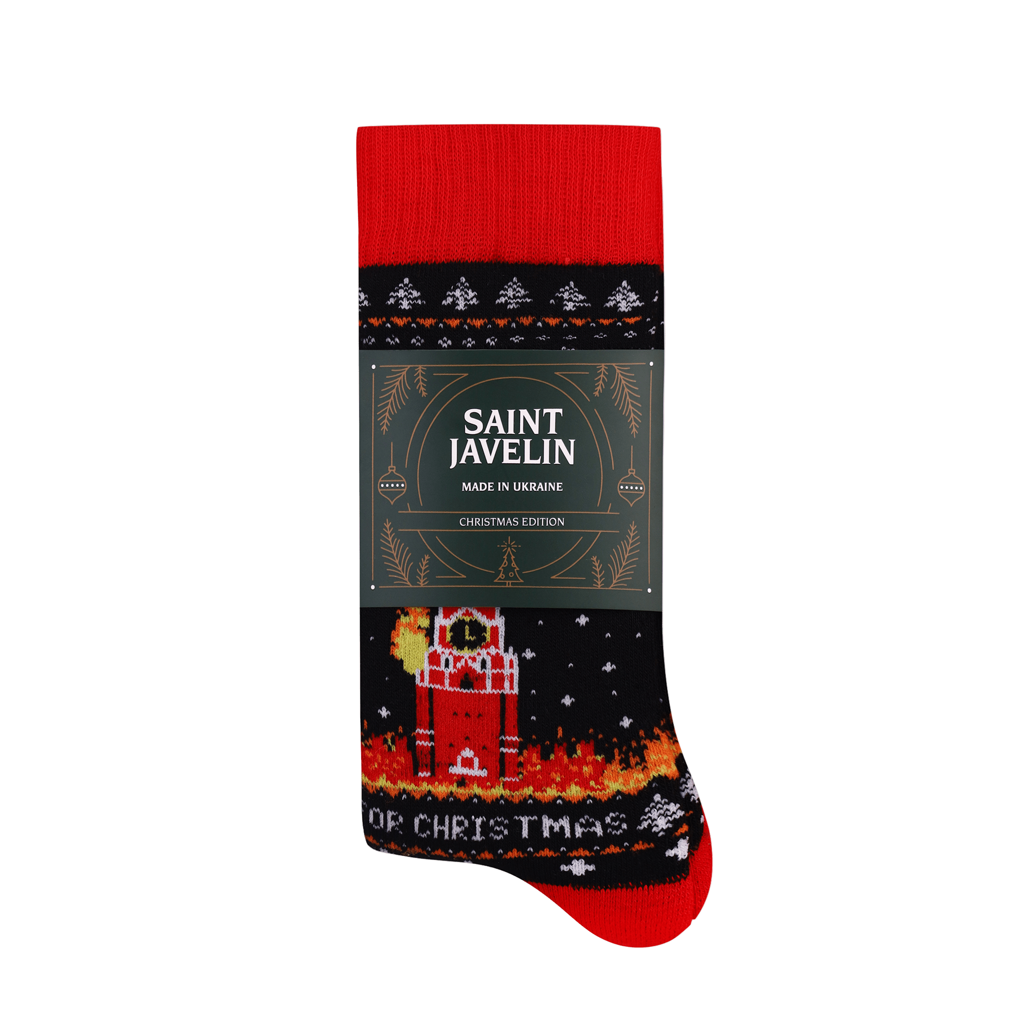 BURNING KREMLIN Christmas Socks