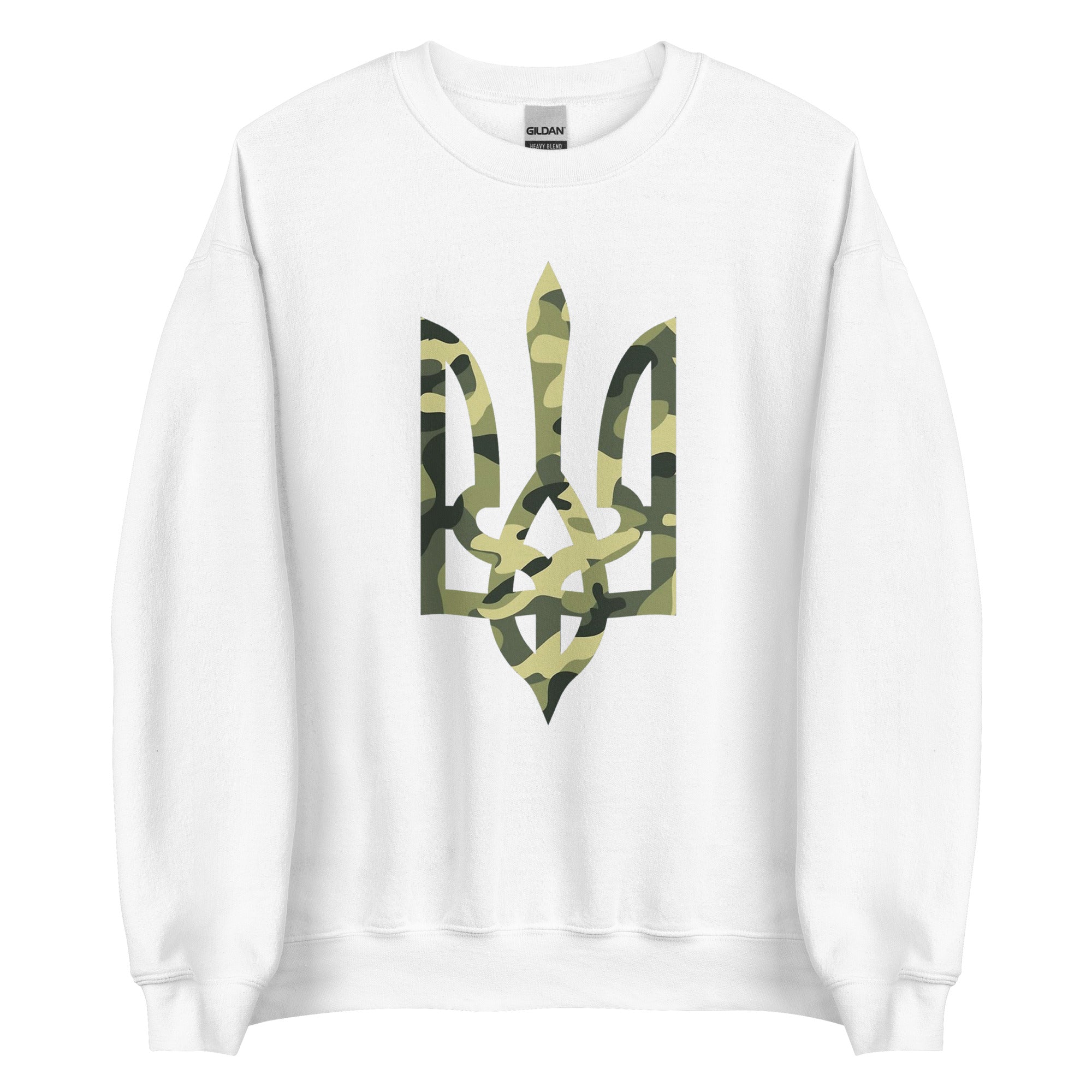 Camo Tryzub Limited Edition - Adult Crewneck Sweatshirt - Saint Javelin