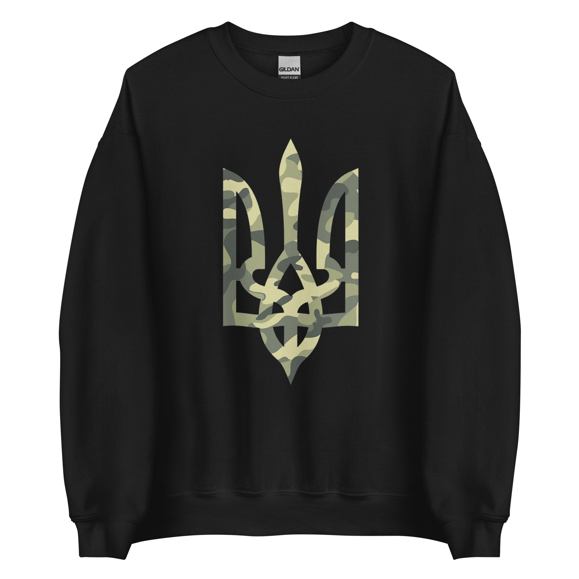 Camo Tryzub Limited Edition - Adult Crewneck Sweatshirt - Saint Javelin