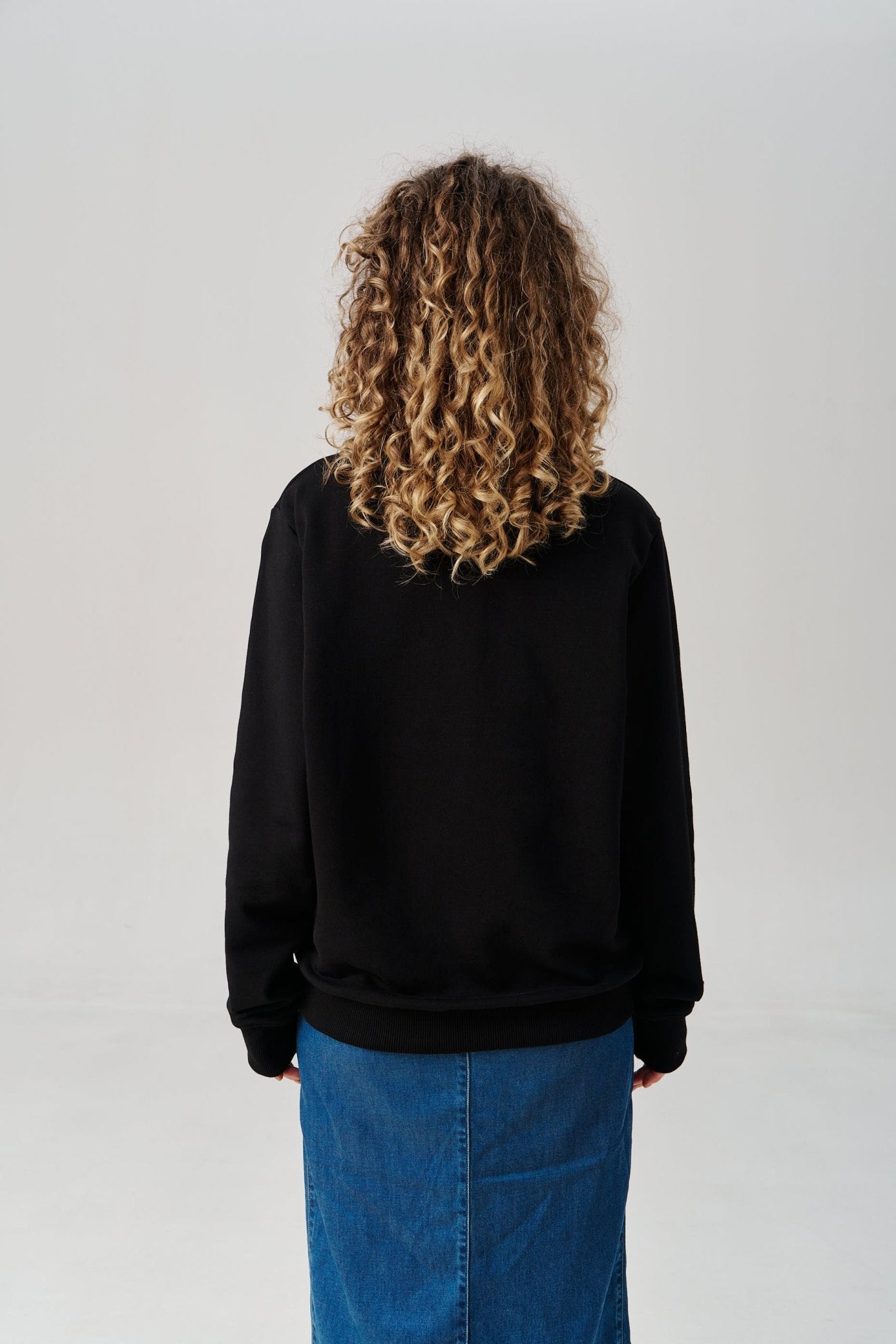 Crewneck Embroidered Tryzub Sweatshirt - Saint Javelin