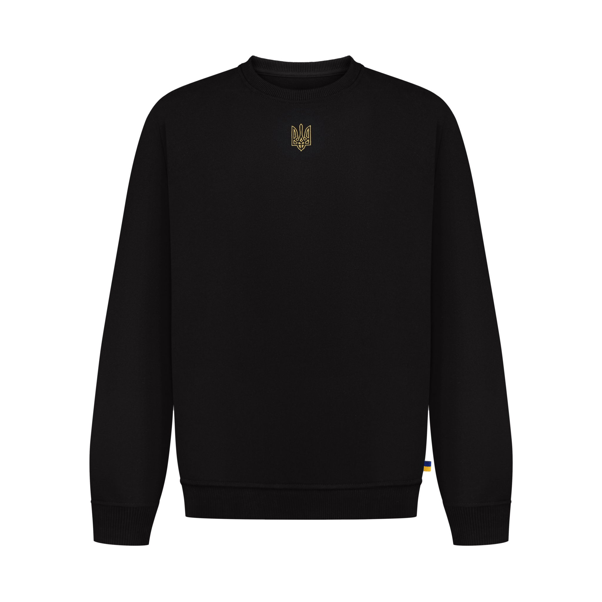 Crewneck Embroidered Tryzub Sweatshirt - Saint Javelin