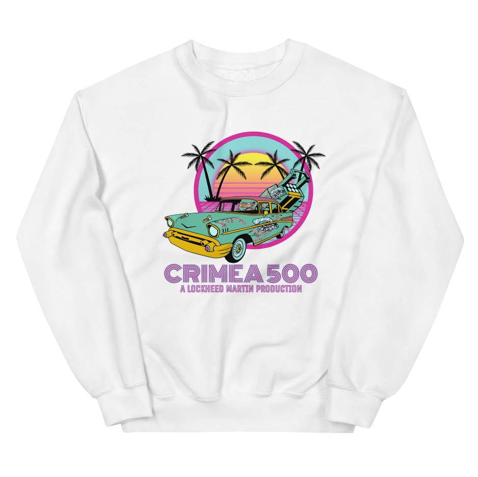 Crimea 500 Crewneck - White Crewneck - Saint Javelin