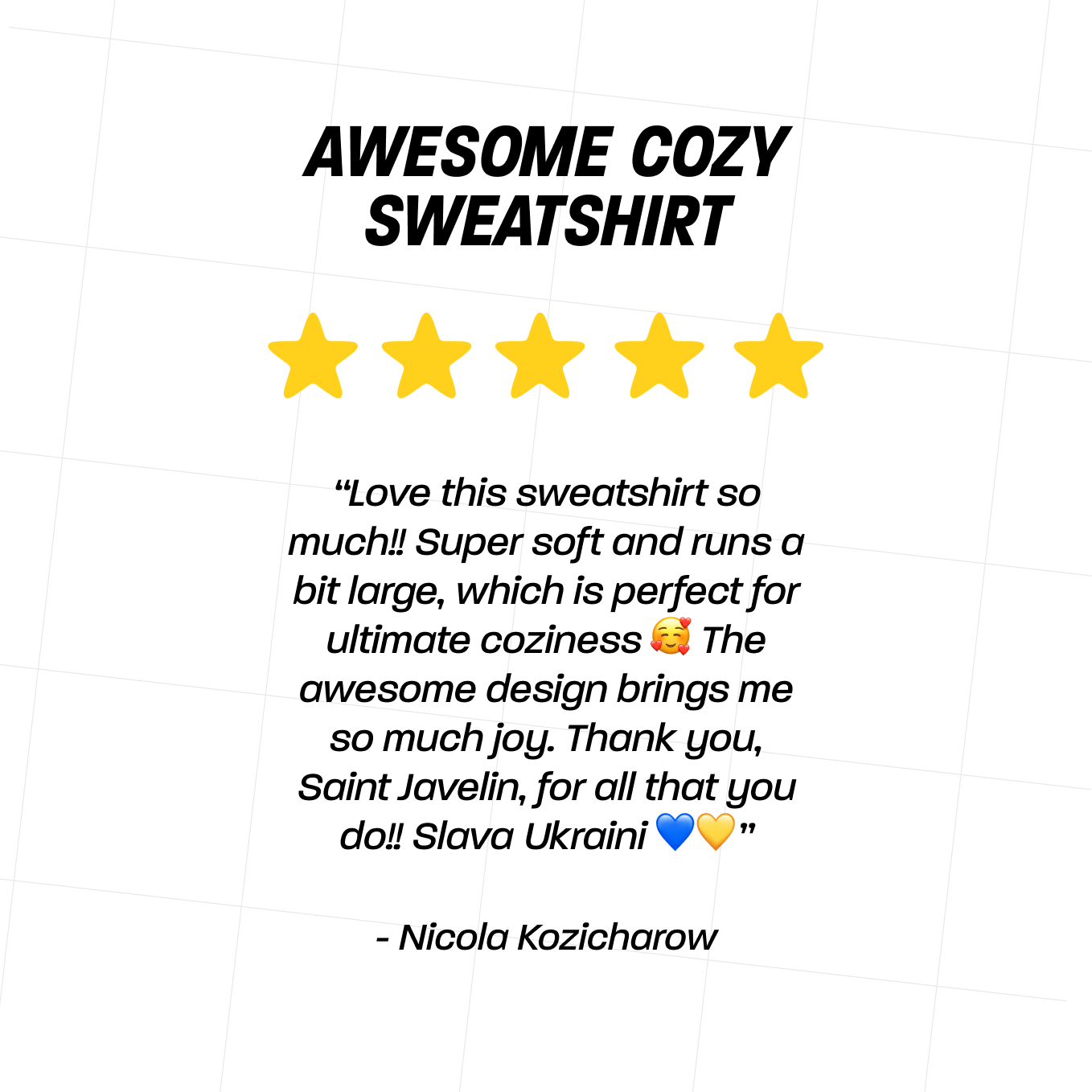 Crimea 500 Crewneck - White Crewneck - Saint Javelin