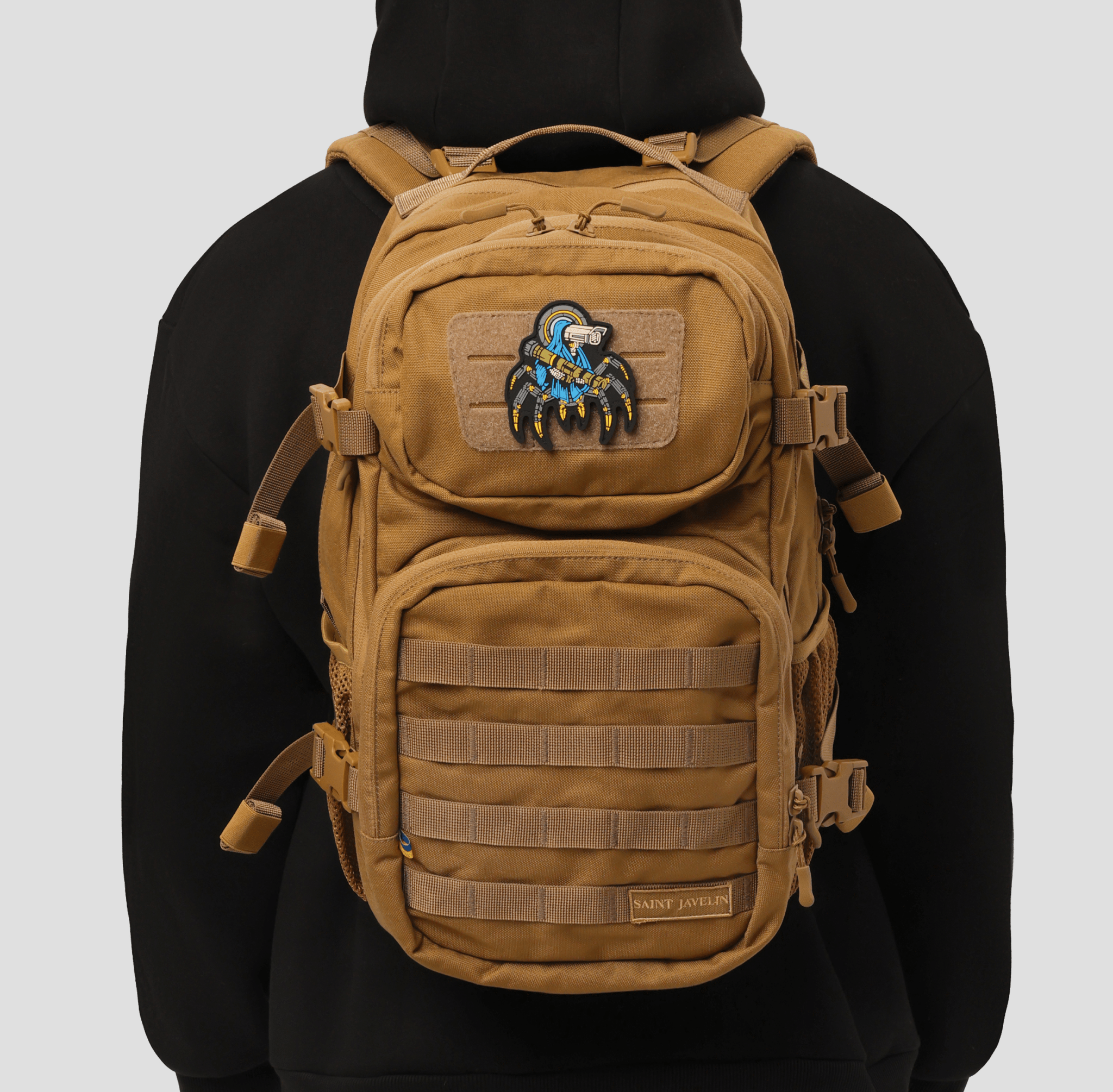 Cyber Spider Blue - PVC Patch