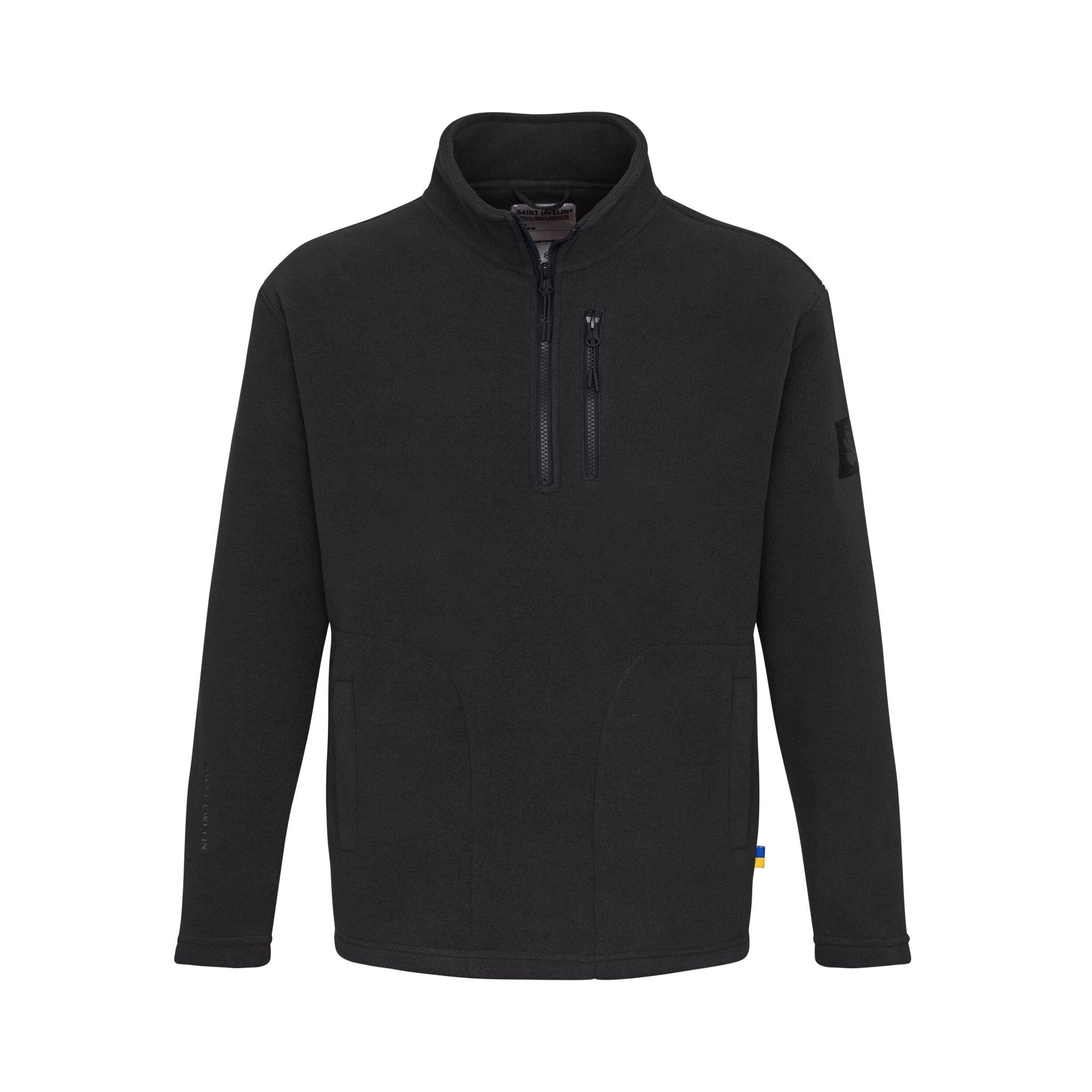 Defender Polartec 1/4 Zip Fleece - Black - Saint Javelin