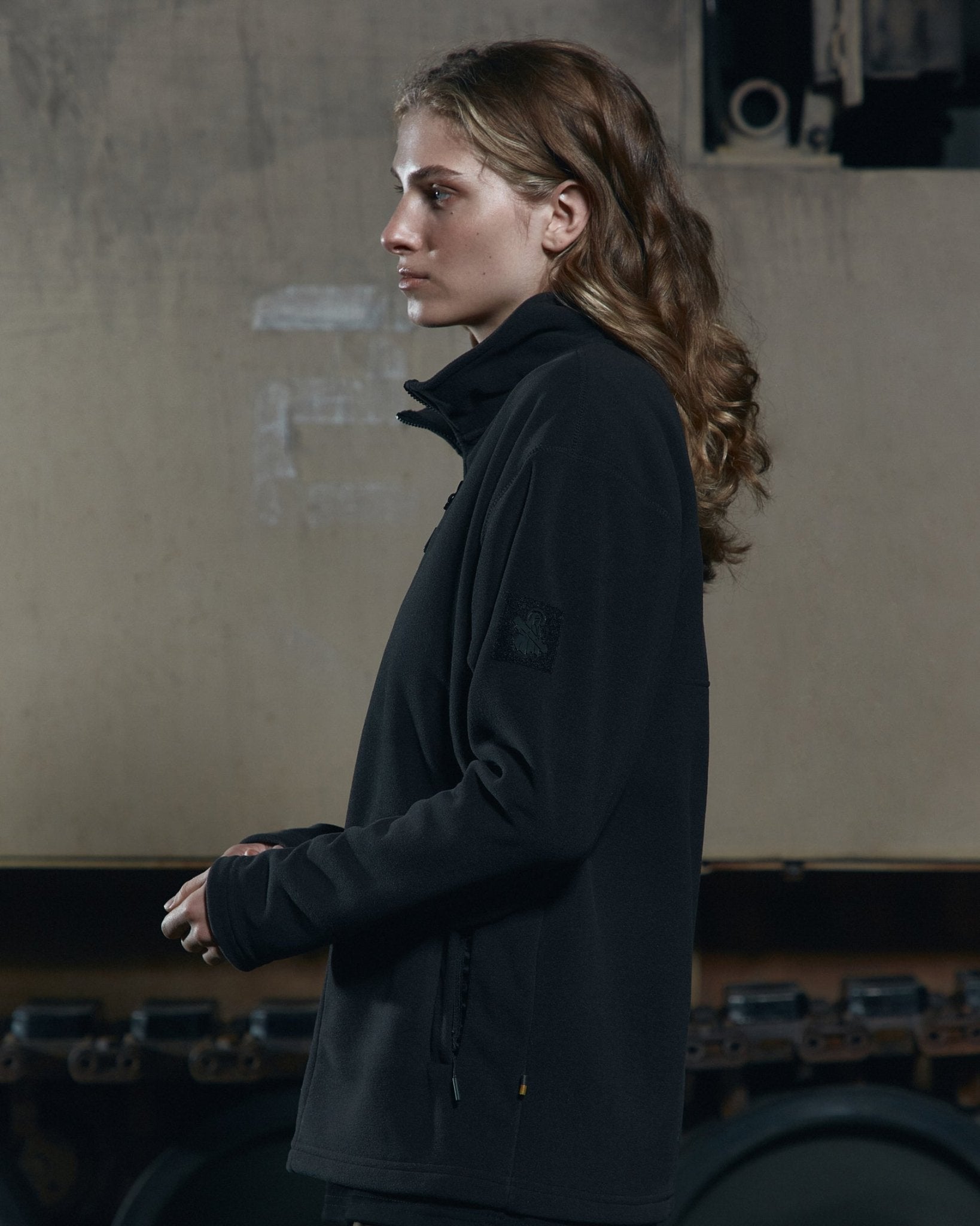 Defender Polartec 1/4 Zip Fleece - Black - Saint Javelin