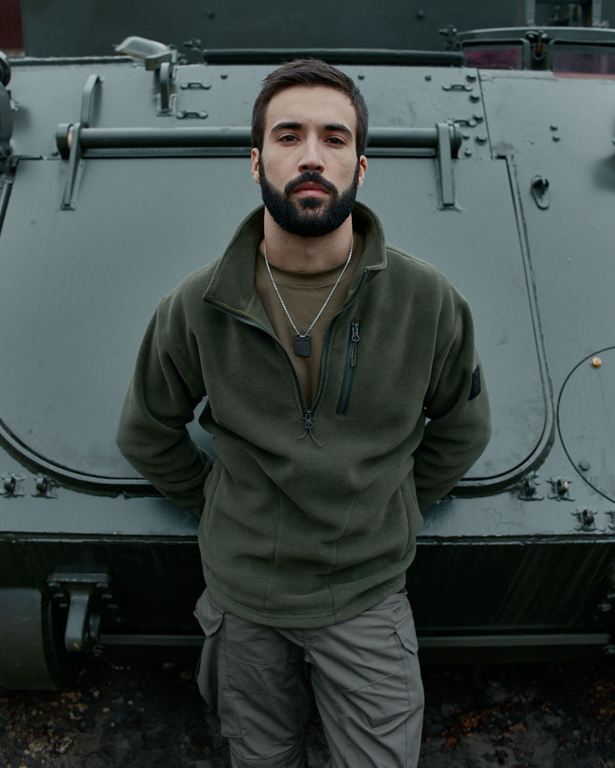 Defender Polartec 1/4 Zip Fleece - Olive - Saint Javelin