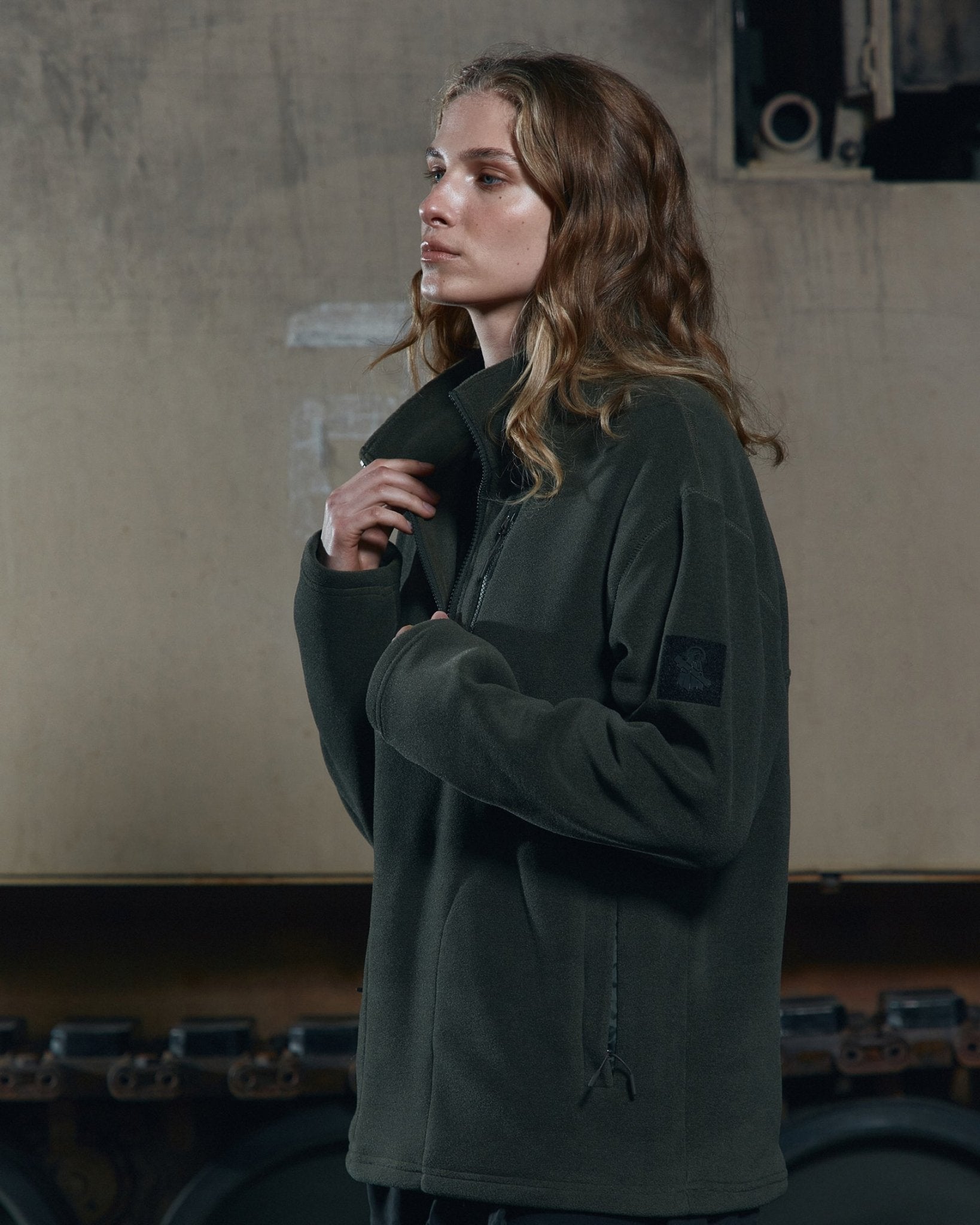 Defender Polartec 1/4 Zip Fleece - Olive - Saint Javelin