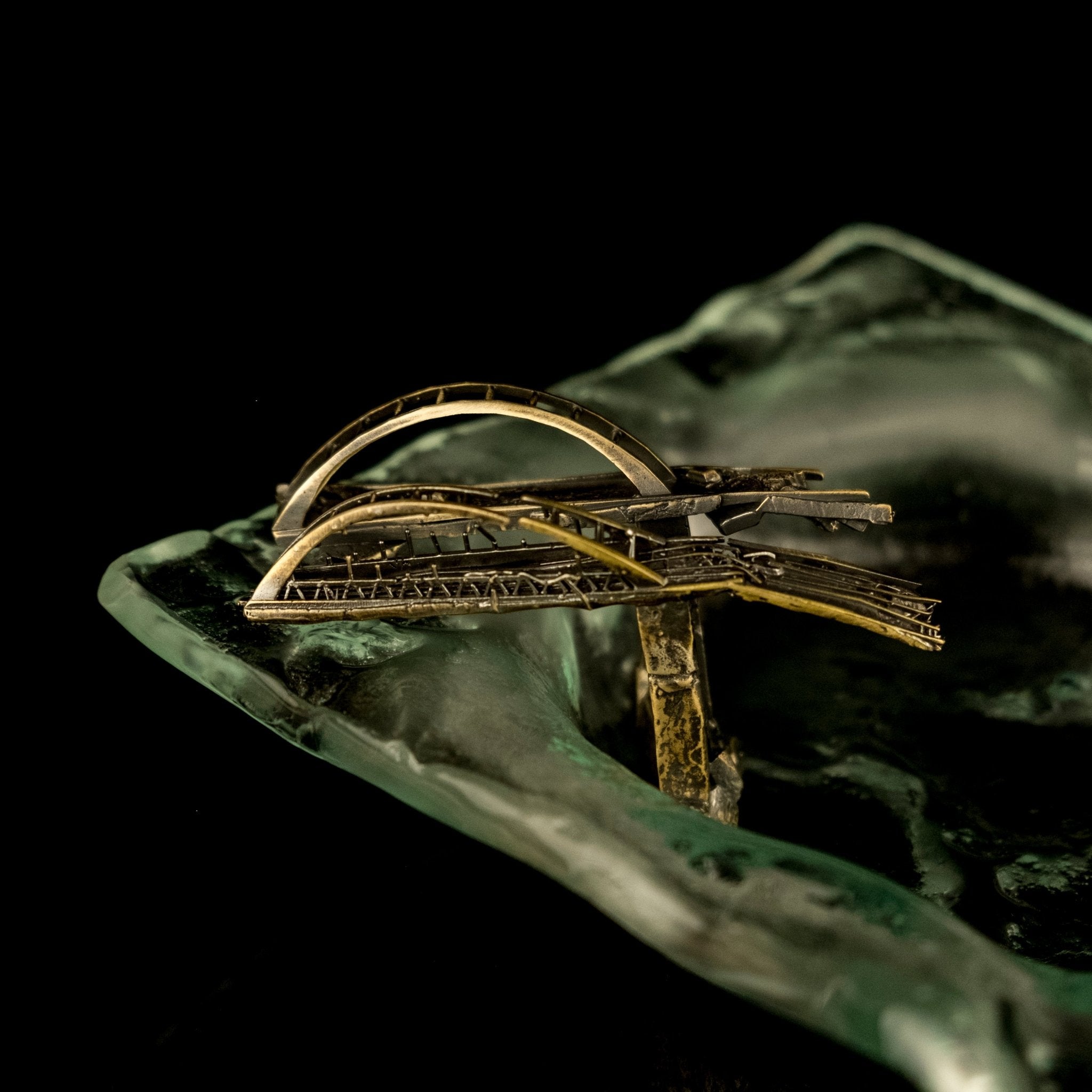 Destroyed Kerch Bridge – Tray (Recycled War Parts) - Saint Javelin