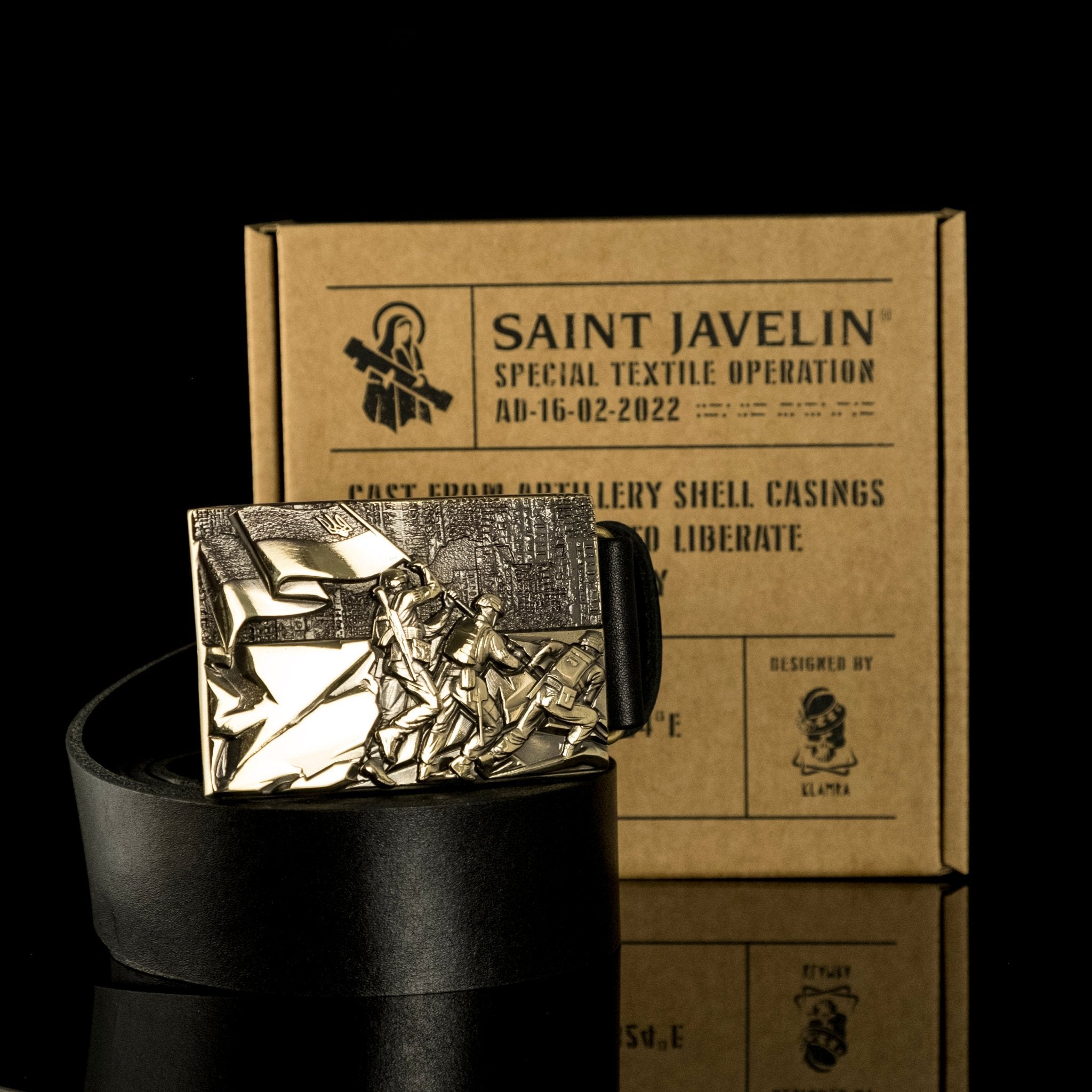 Flag of Freedom - Belt (Recycled Artillery Shells) - Saint Javelin