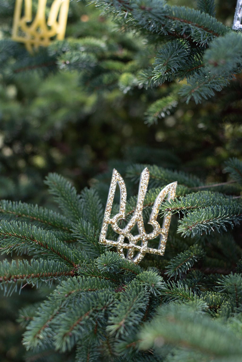 Gold Tryzub Ornament - Saint Javelin