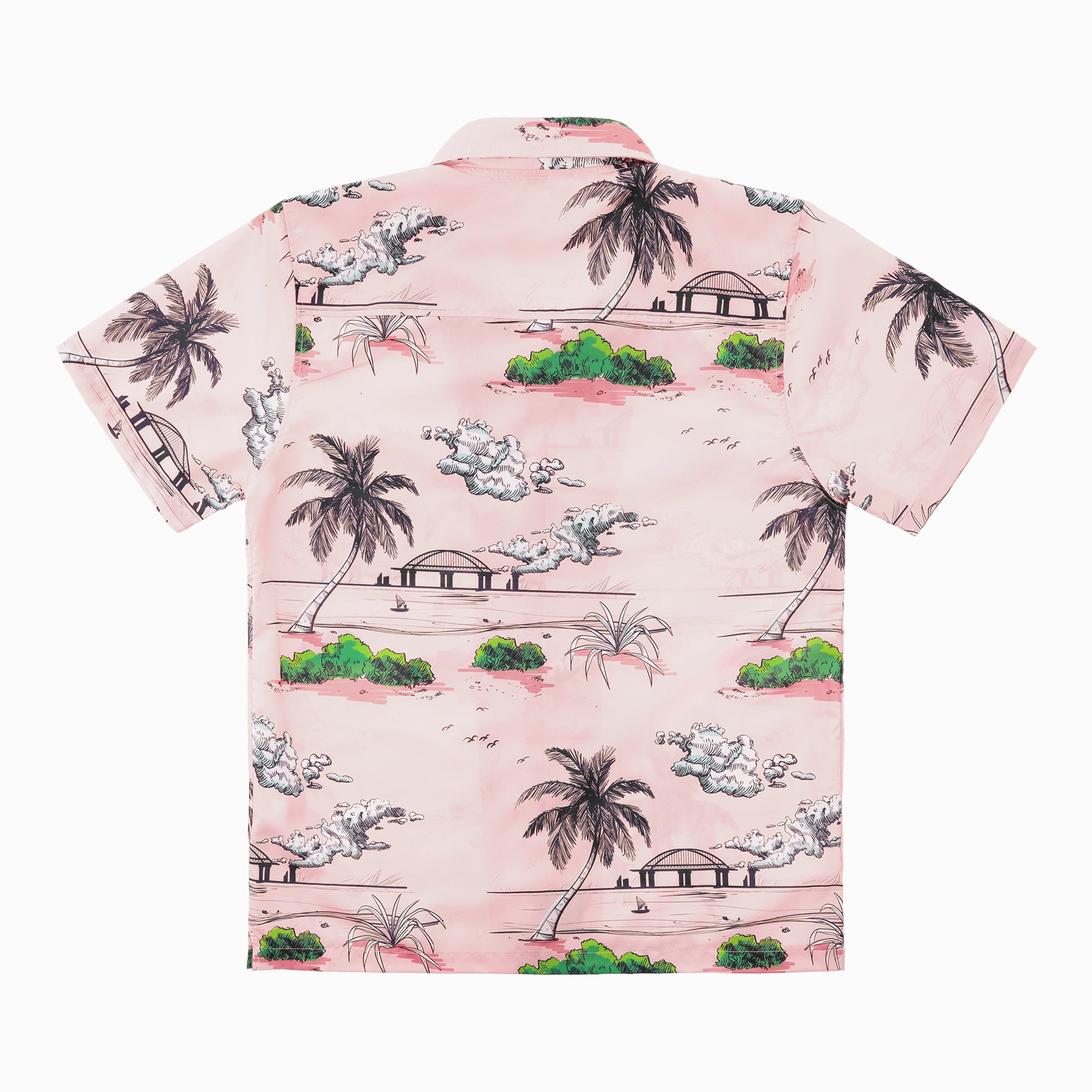 Kerch Bridge on Fire – Hawaiian Shirt - Saint Javelin