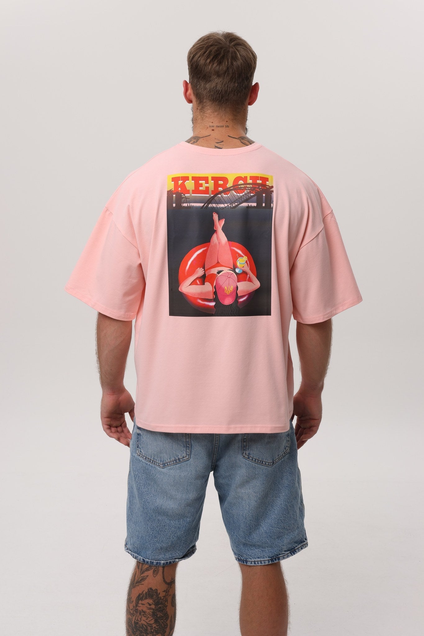 Kerch Bridge Oversized - Cotton T-Shirt