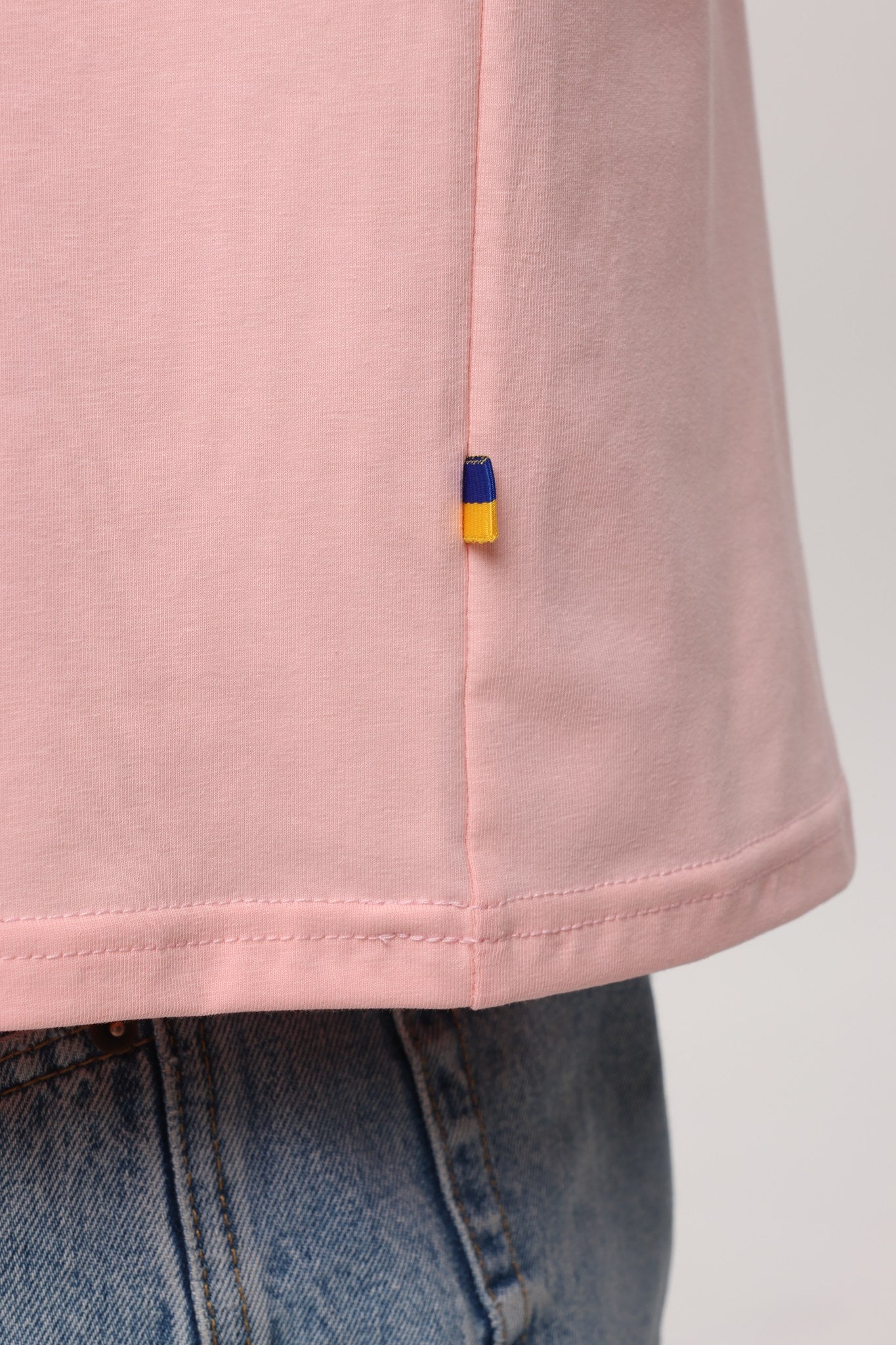 Peach — Kerch Bridge T-Shirt, peach oversized tee with Kerch back print