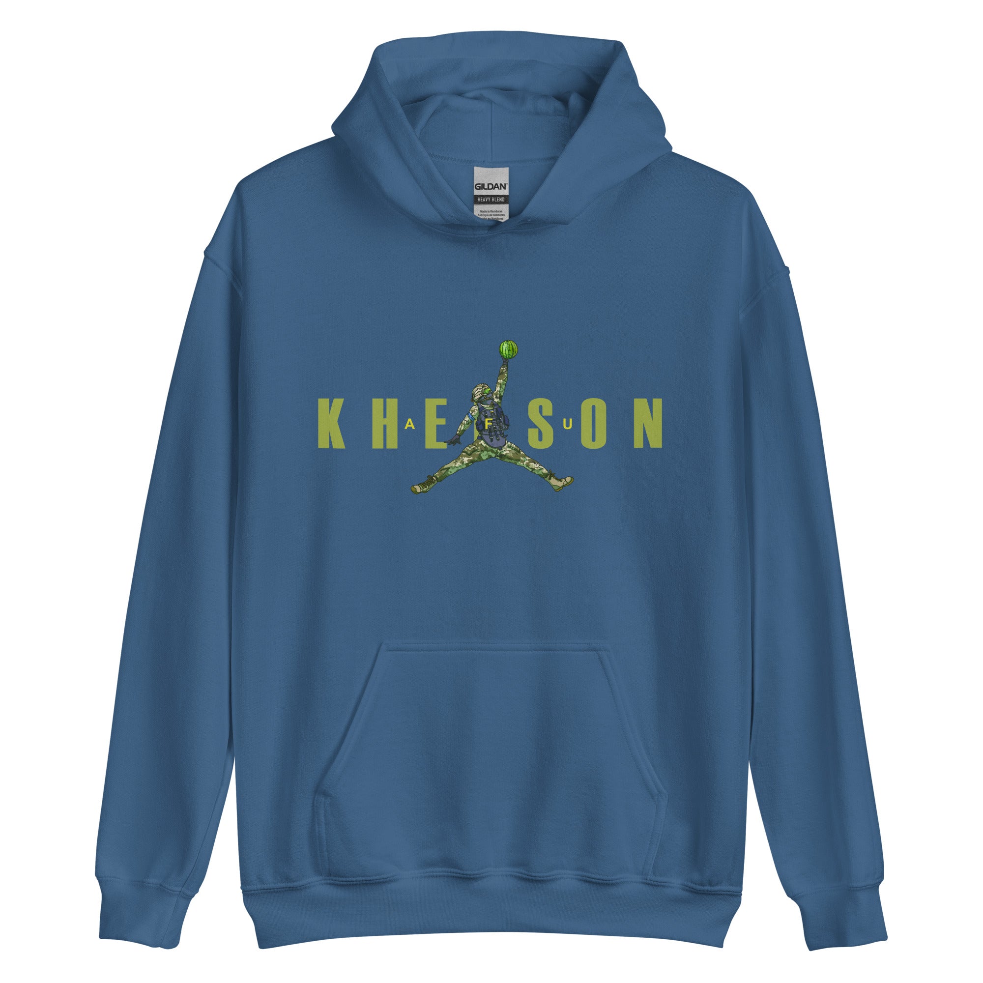 Kherson - Watermelon Warrior Army Green - Adult Hoodie - Saint Javelin