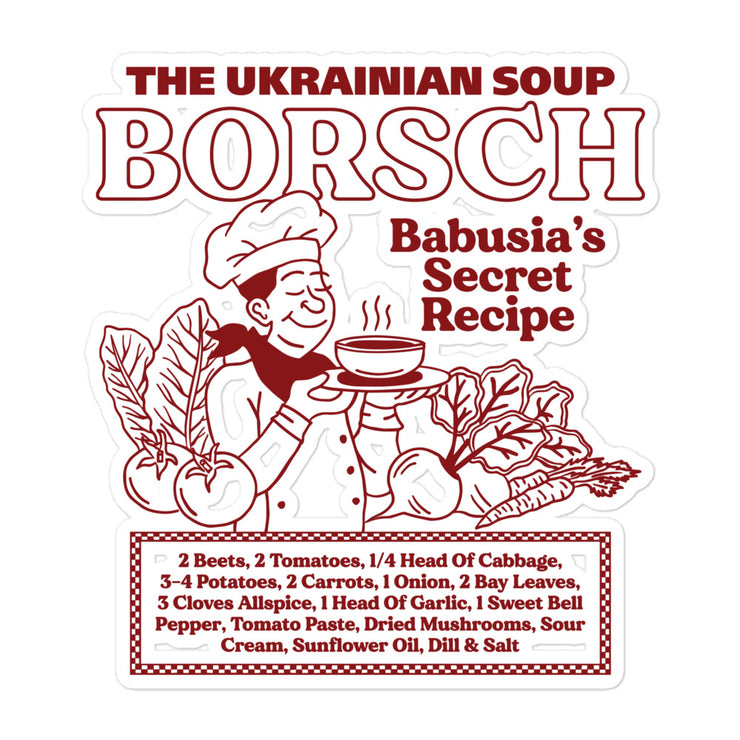 Borsch Recipe – Sticker