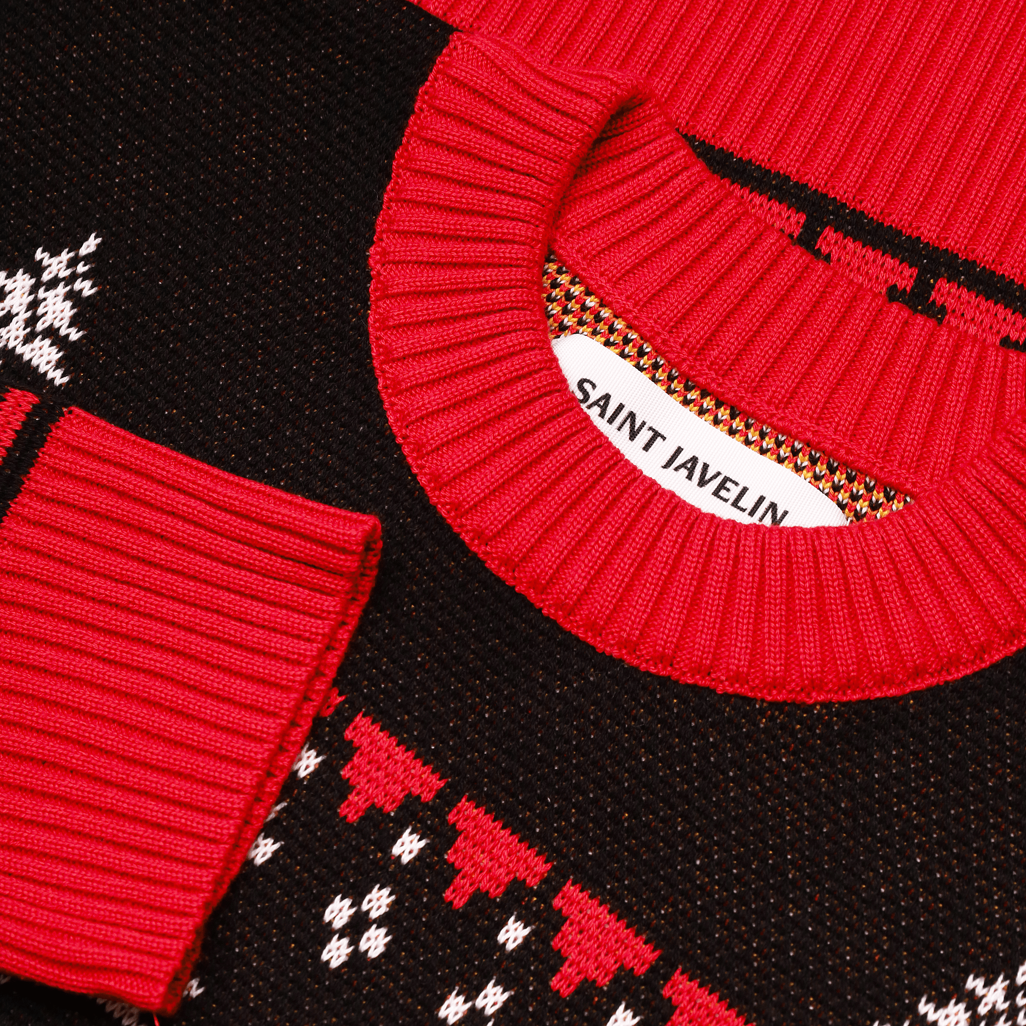 В'язаний новорічний светр BURNING KREMLIN