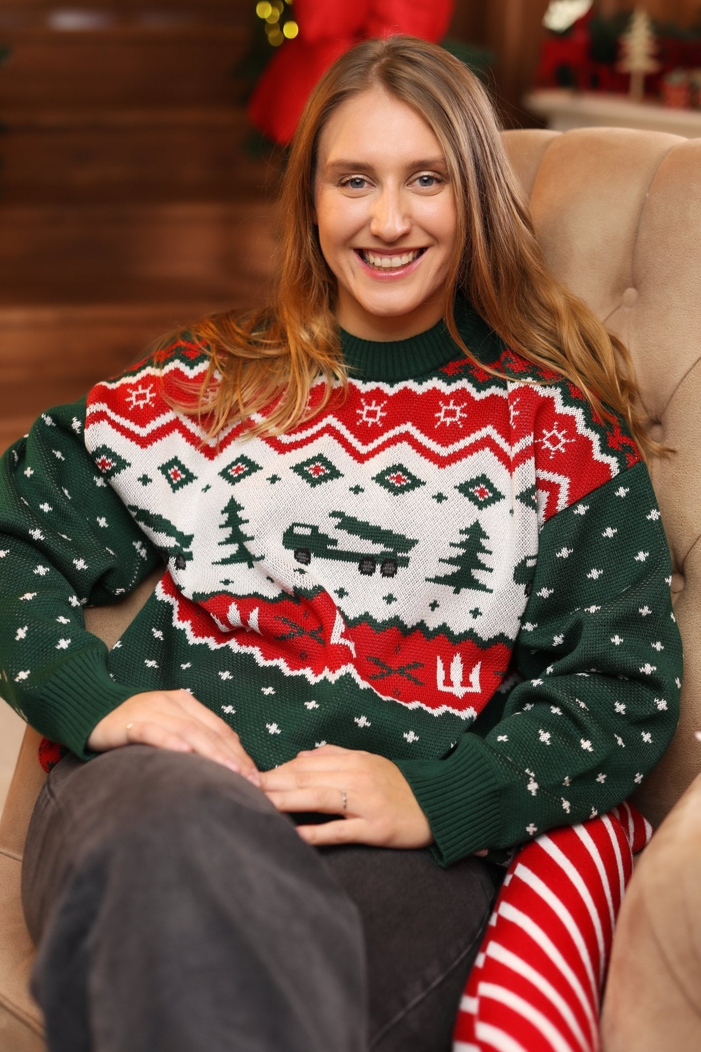 Knitted HIMARS Christmas Sweater