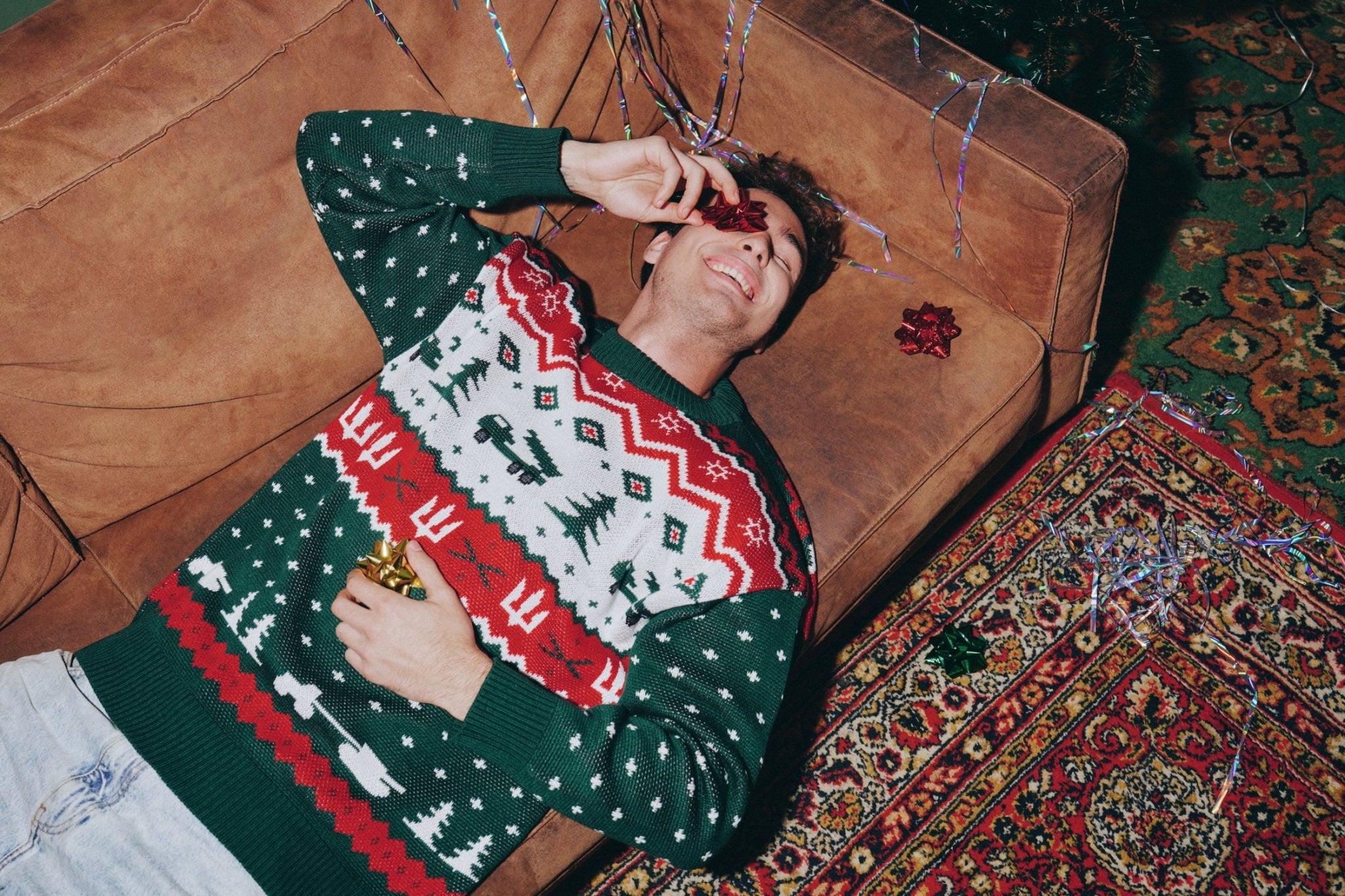 Knitted HIMARS Christmas Sweater