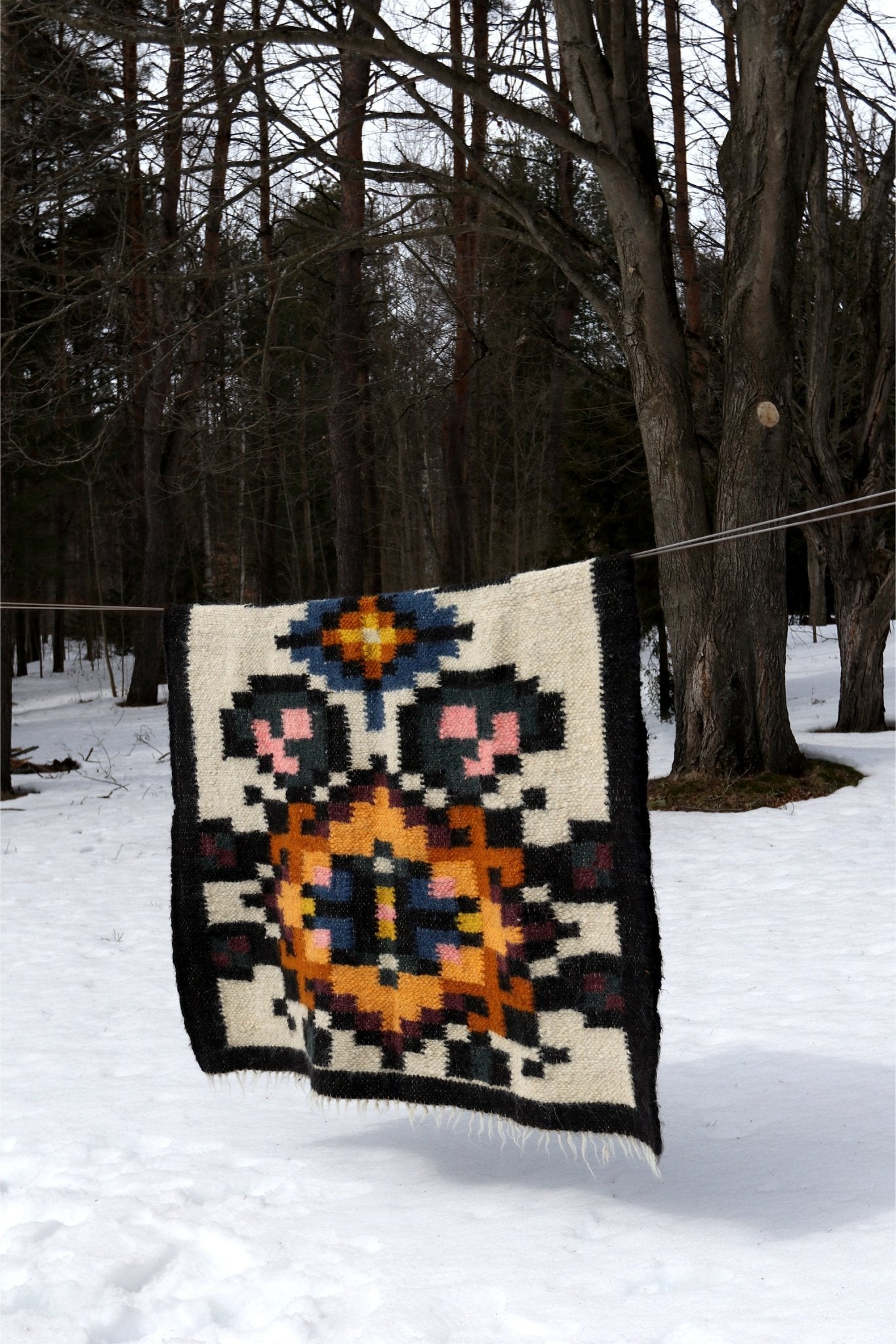 KORALIA - Wool Rug from Karpaty - Saint Javelin