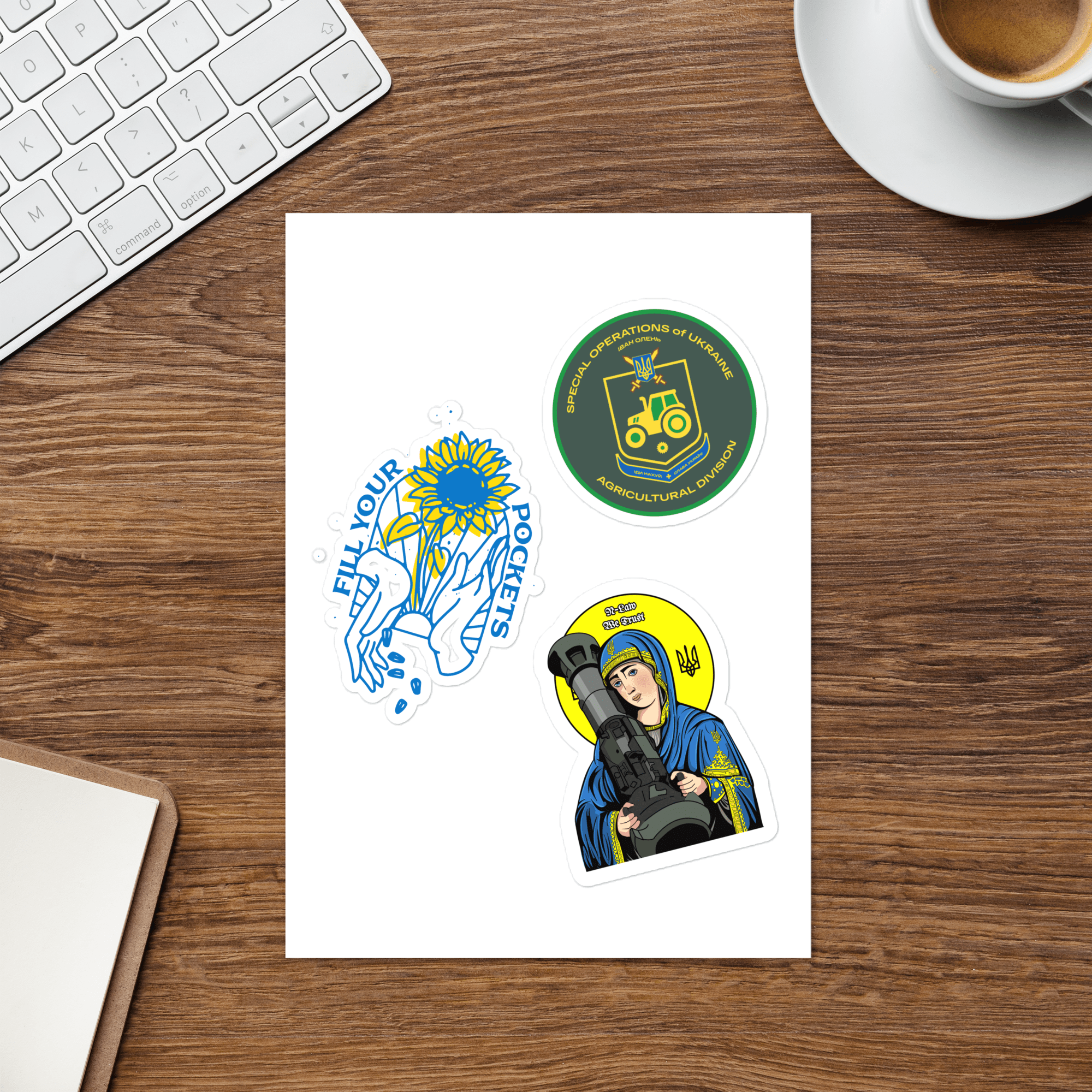 Made in Ukraine - Super 3 Sticker Pack - Saint Javelin
