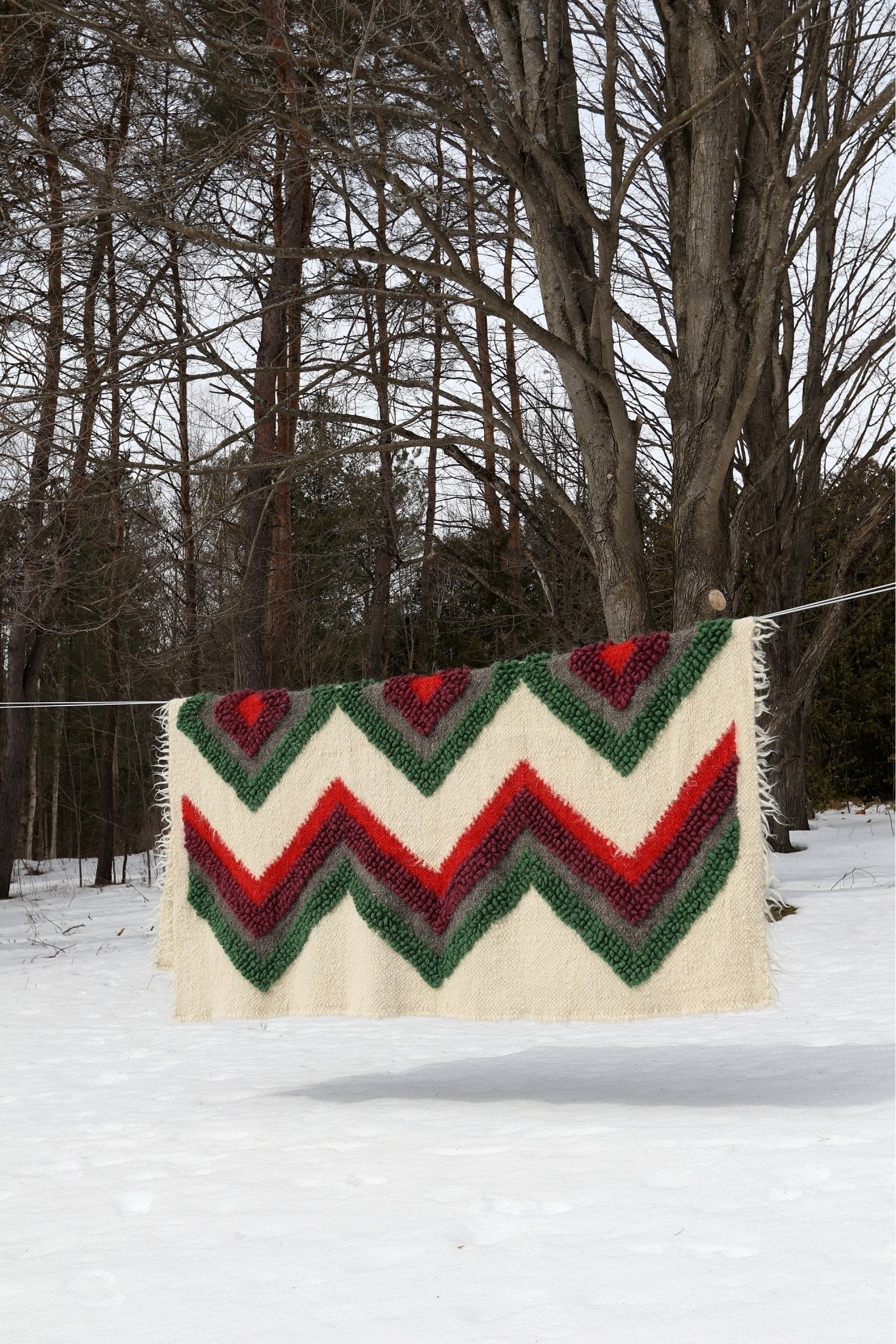 MALANKA – Wool Rug from Karpaty - Saint Javelin