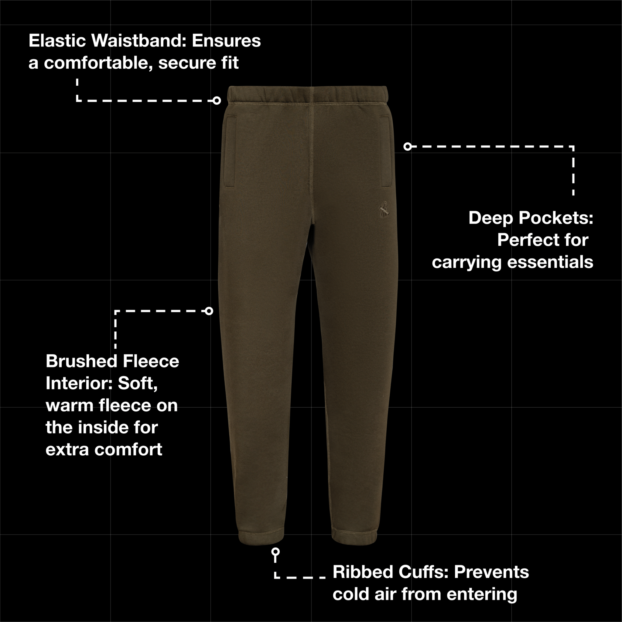 Off - Duty Sweatpants - Olive - Saint Javelin