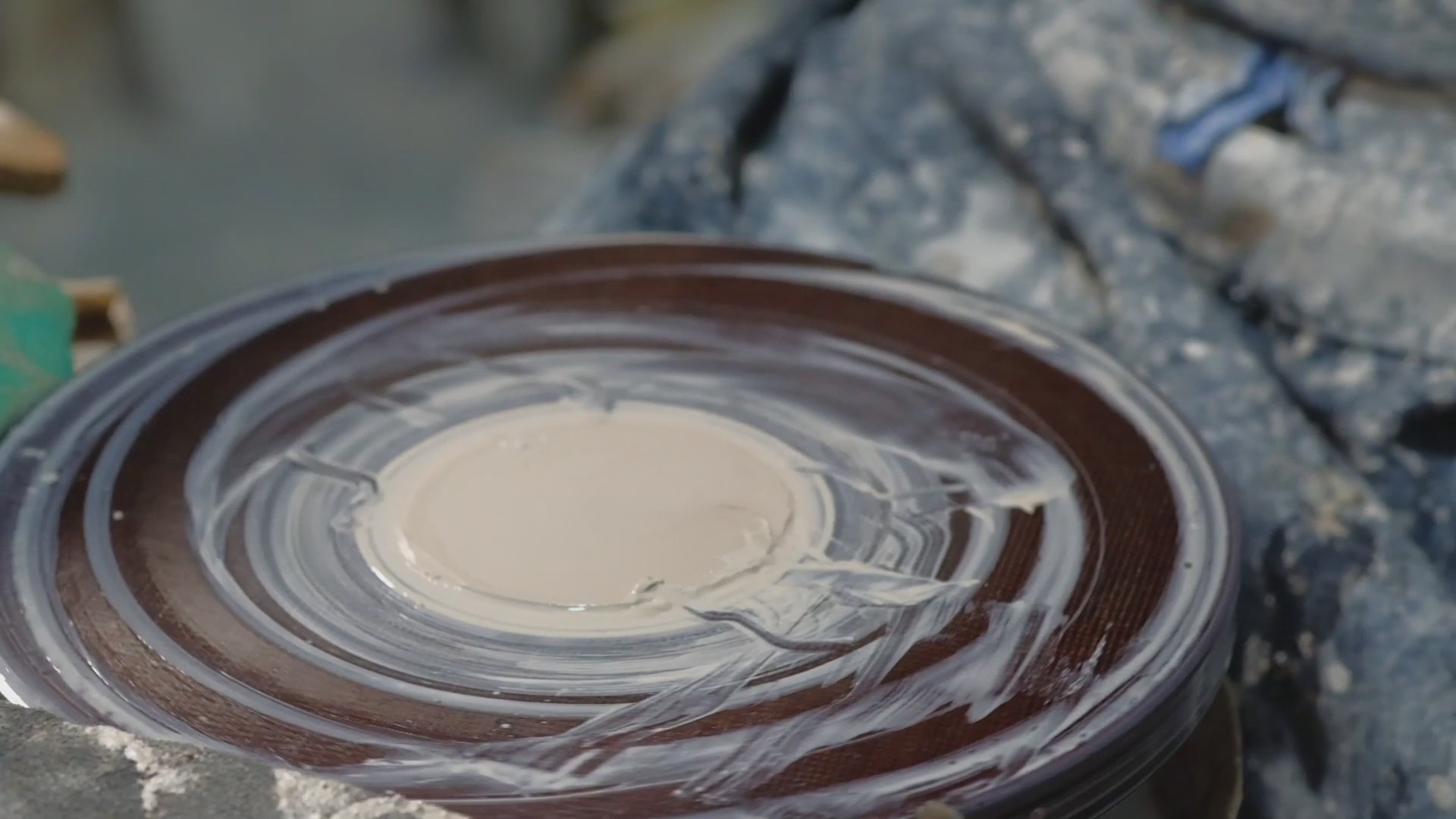 Керамічна кухоль ручної роботи "Нічний ліс".