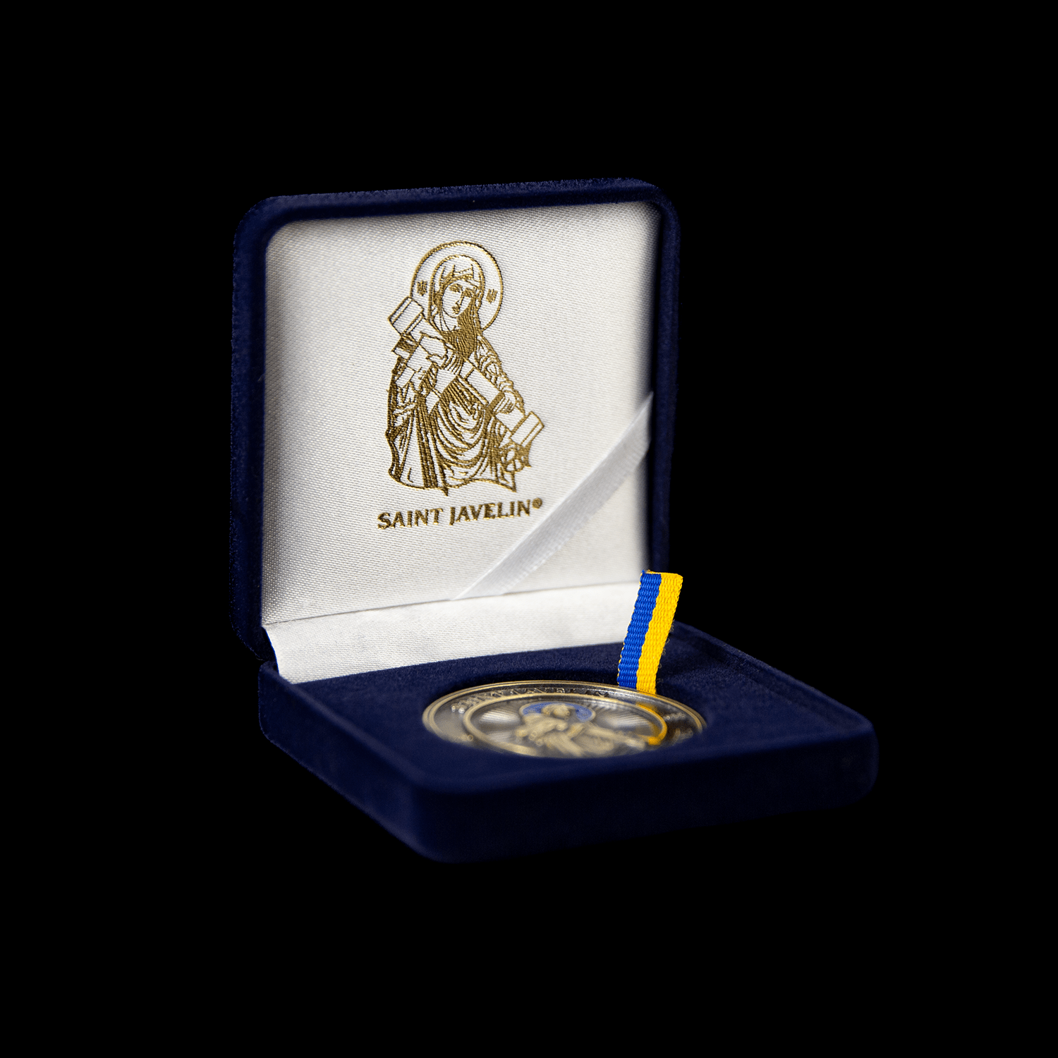 Saint Javelin Challenge Coin - GREEN (Recycled Artillery Shells) - Saint Javelin