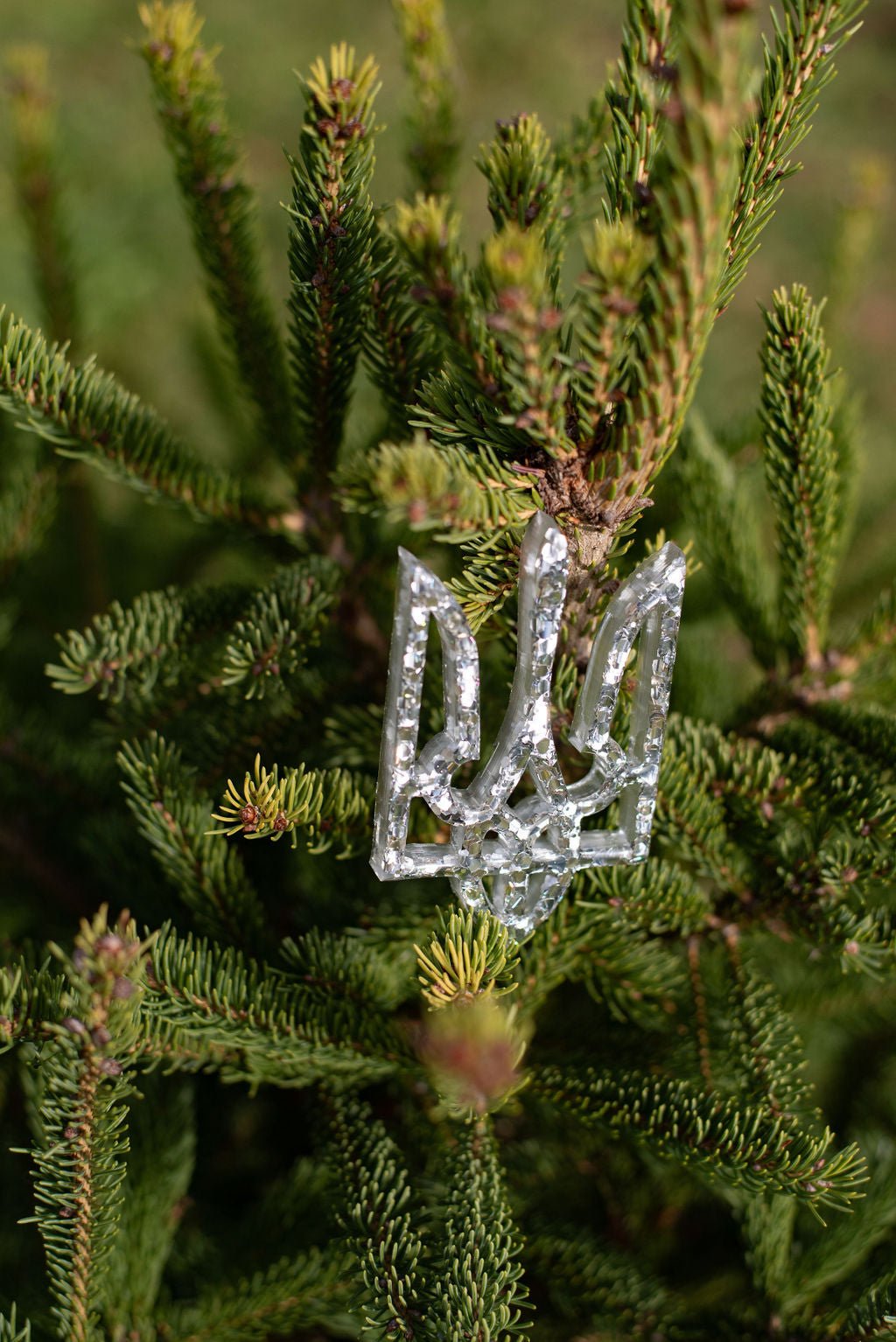 Silver Tryzub Ornament - Saint Javelin