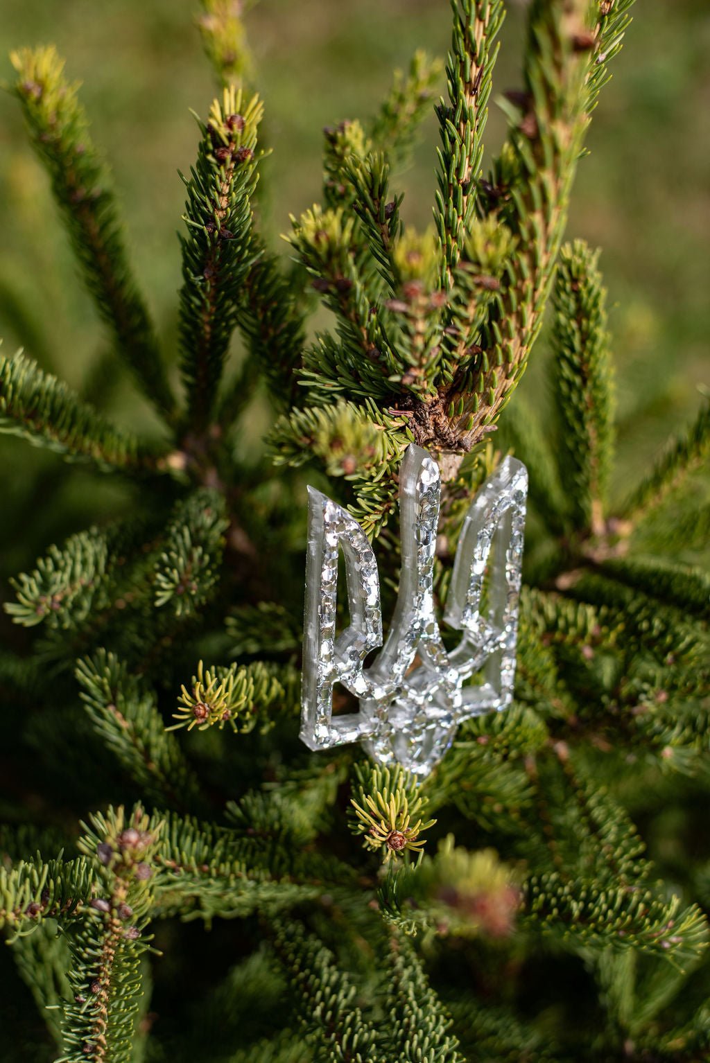 Silver Tryzub Ornament - Saint Javelin