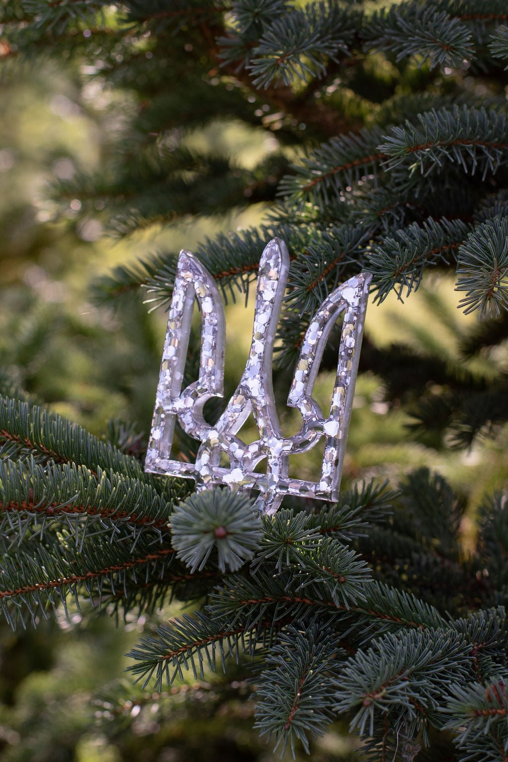 Silver Tryzub Ornament - Saint Javelin