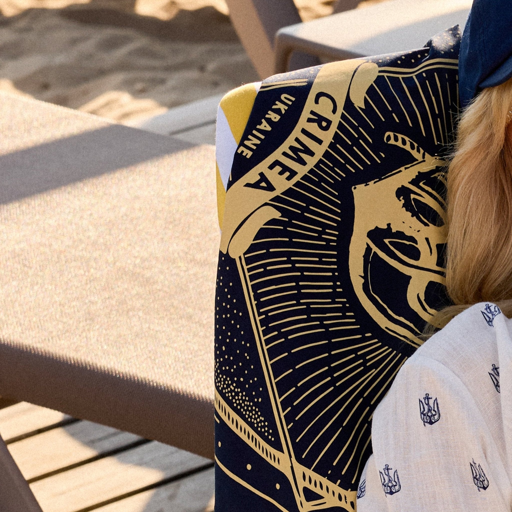 Tryzub Anchor - Cotton Bandana - Saint Javelin