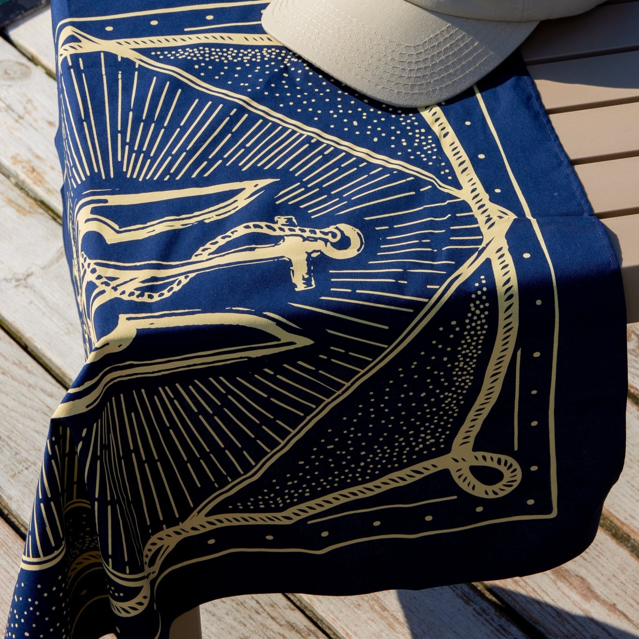 Tryzub Anchor - Cotton Bandana - Saint Javelin