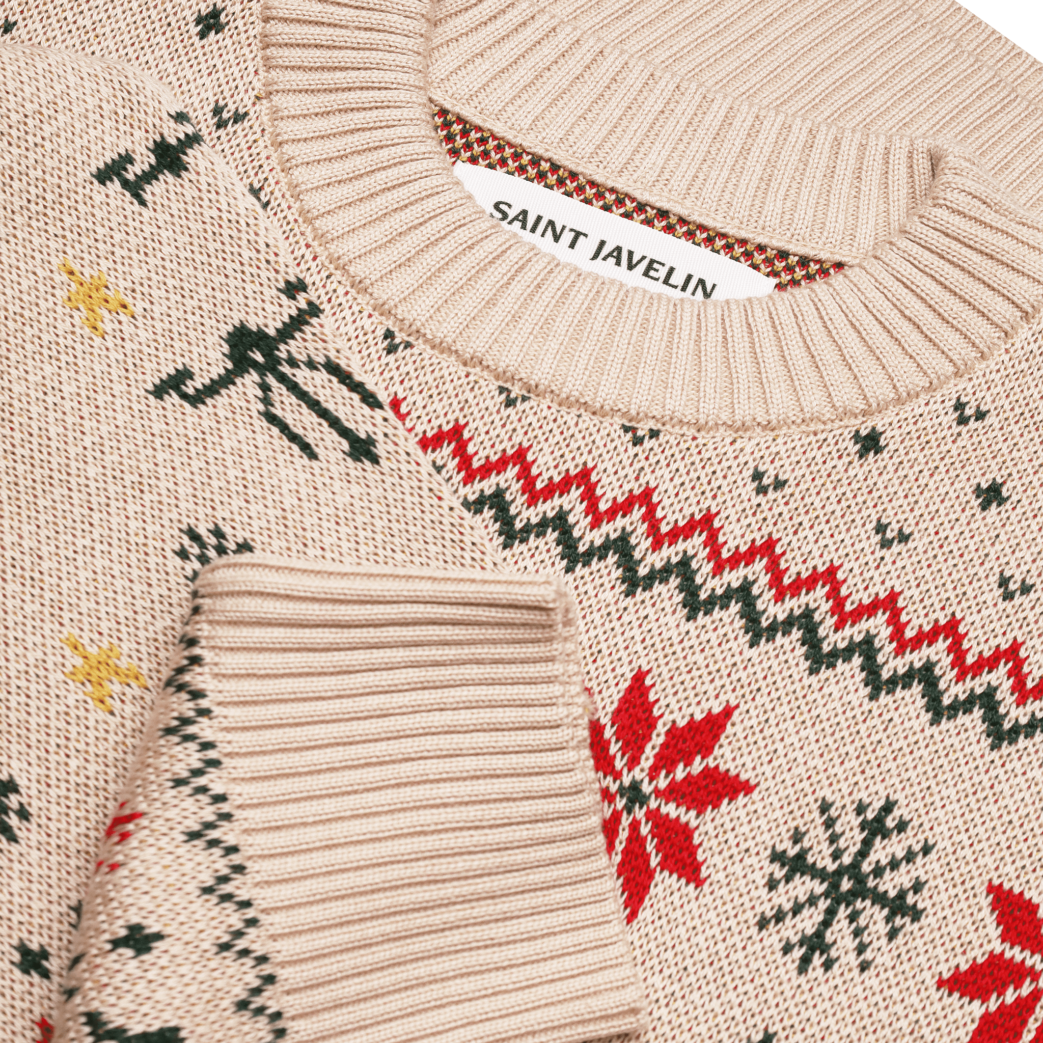 Knitted TRYZUB Christmas Sweater