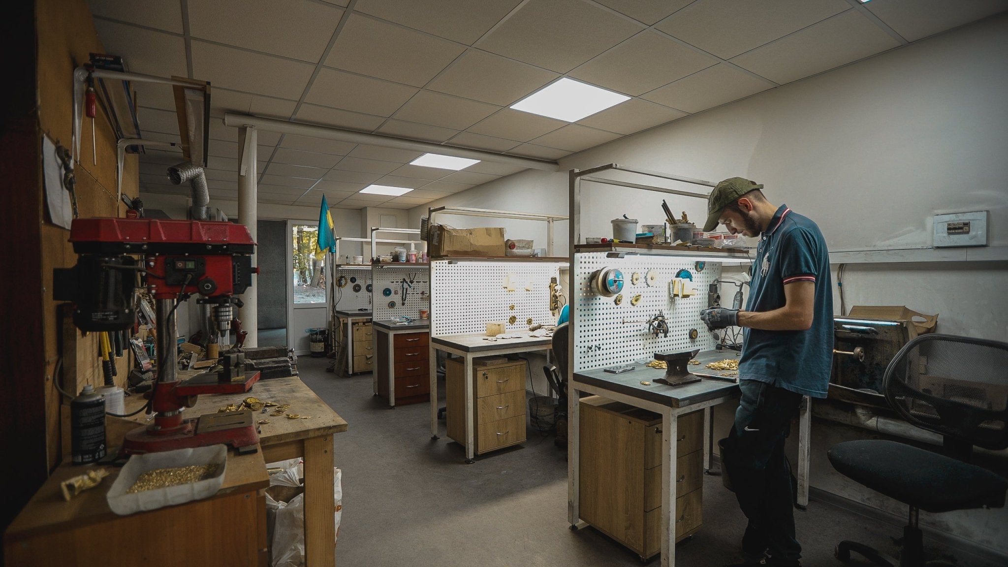 FPV Drone Coin - Challenge Coin (Recycled Artillery Shells)