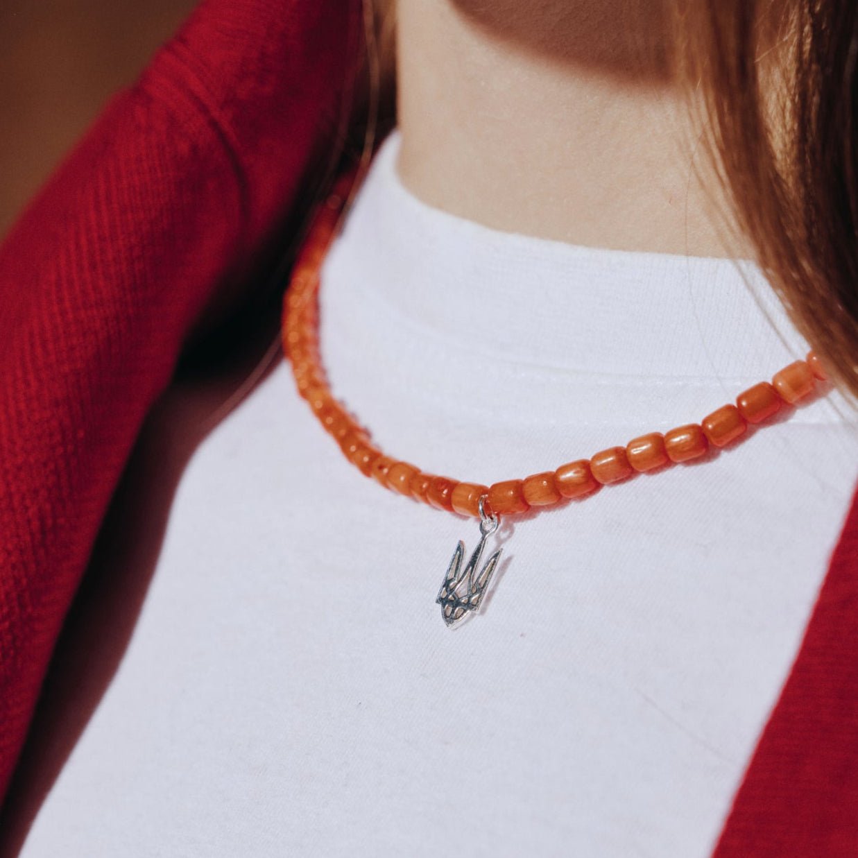 Tryzub Necklace (Sterling Silver)