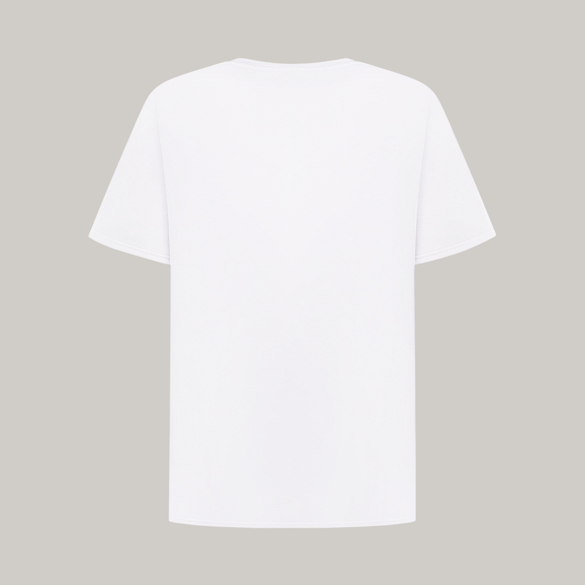 White on White Tryzub Embossed - Bamboo T-Shirt - Saint Javelin