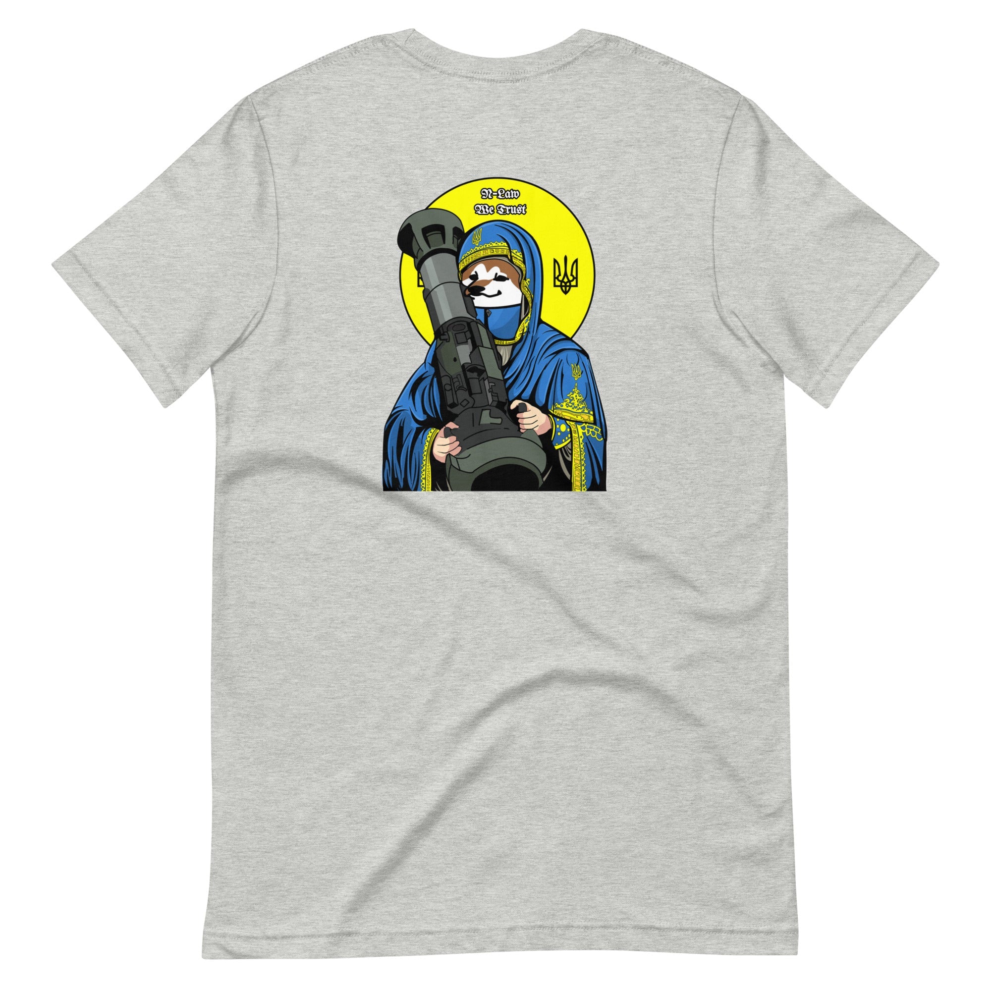 2 in 1 - Saint Javelin and NLAW Fellas - Adult TShirt - Saint Javelin
