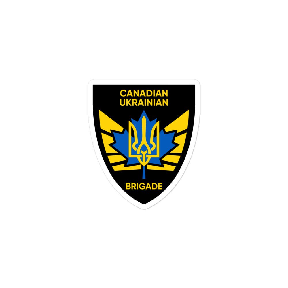 Canadian Ukrainian Brigade - Sticker - Saint Javelin