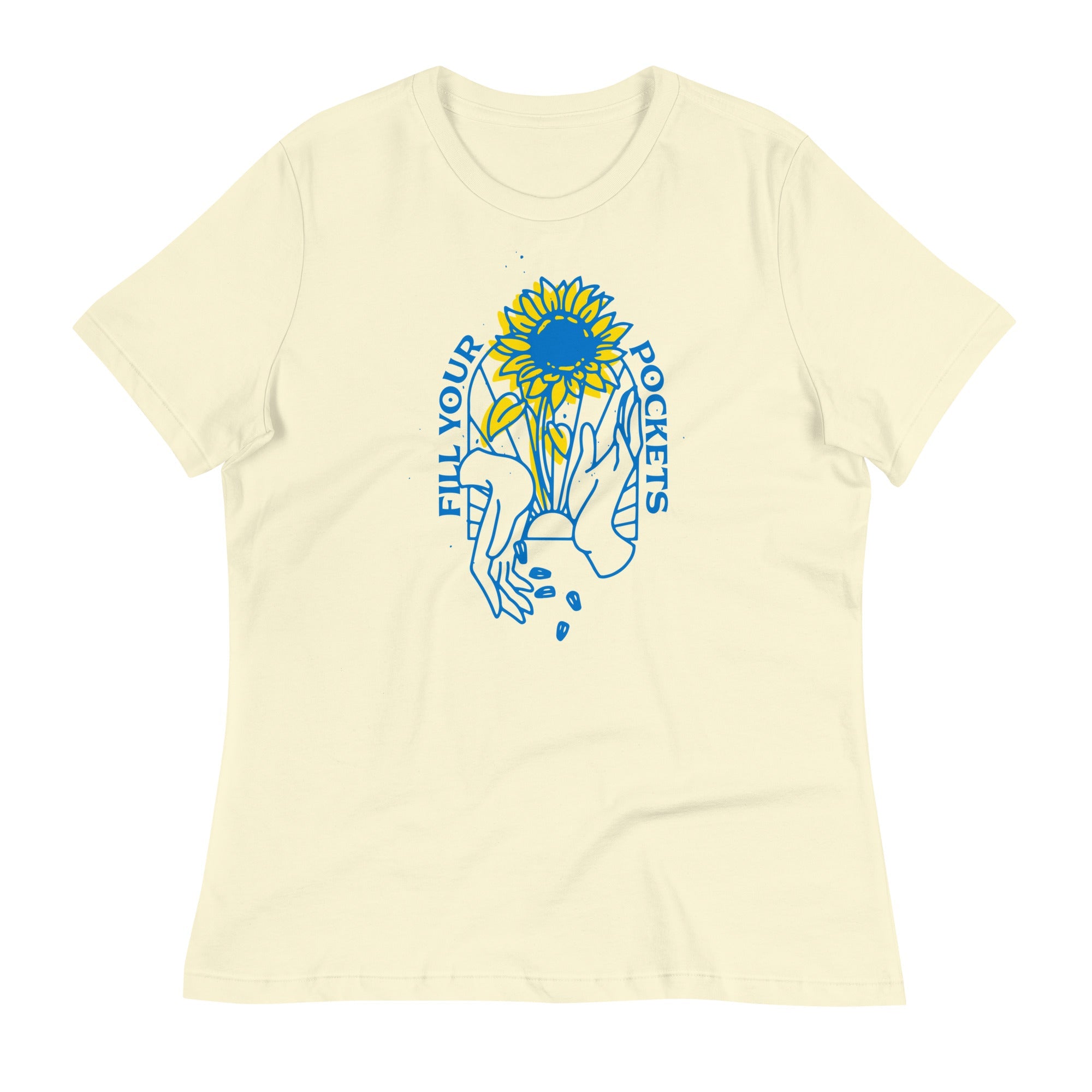 Fill Your Pockets With Sunflowers EN - Adult Women's TShirt - Saint Javelin