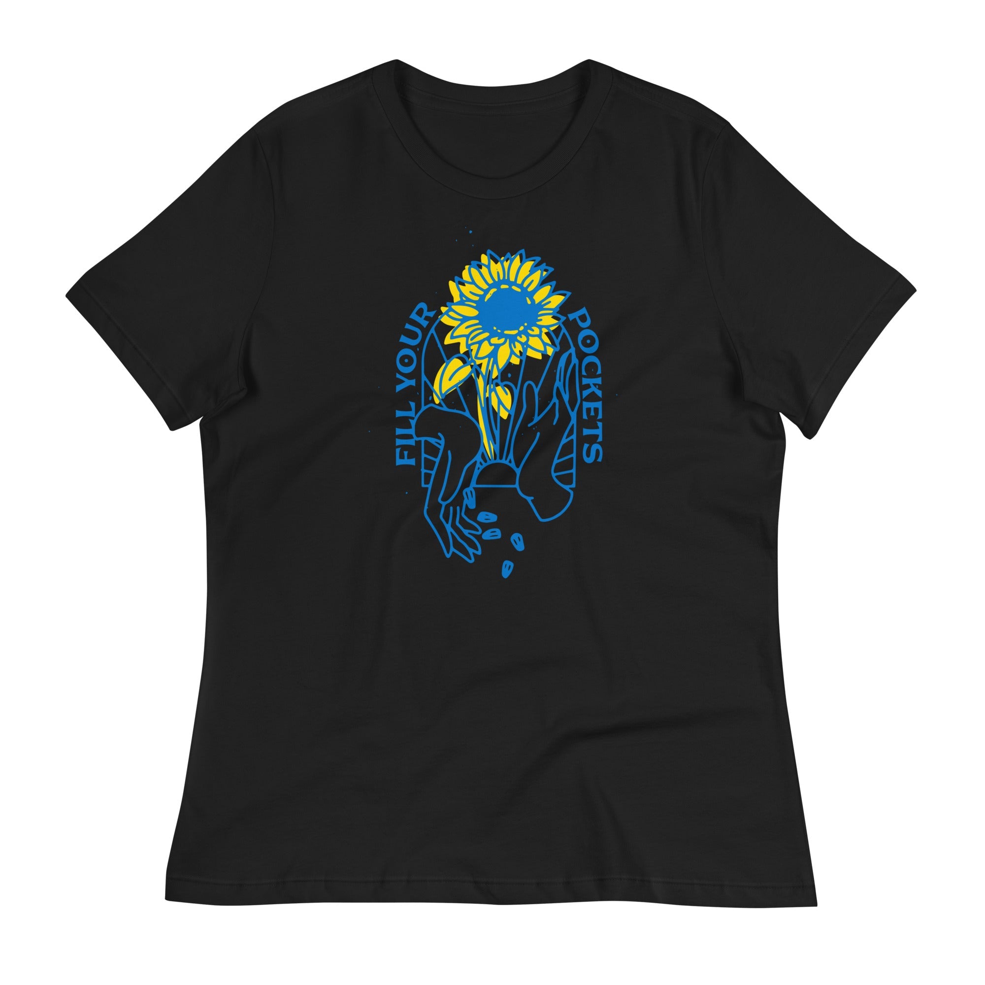 Fill Your Pockets With Sunflowers EN - Adult Women's TShirt - Saint Javelin